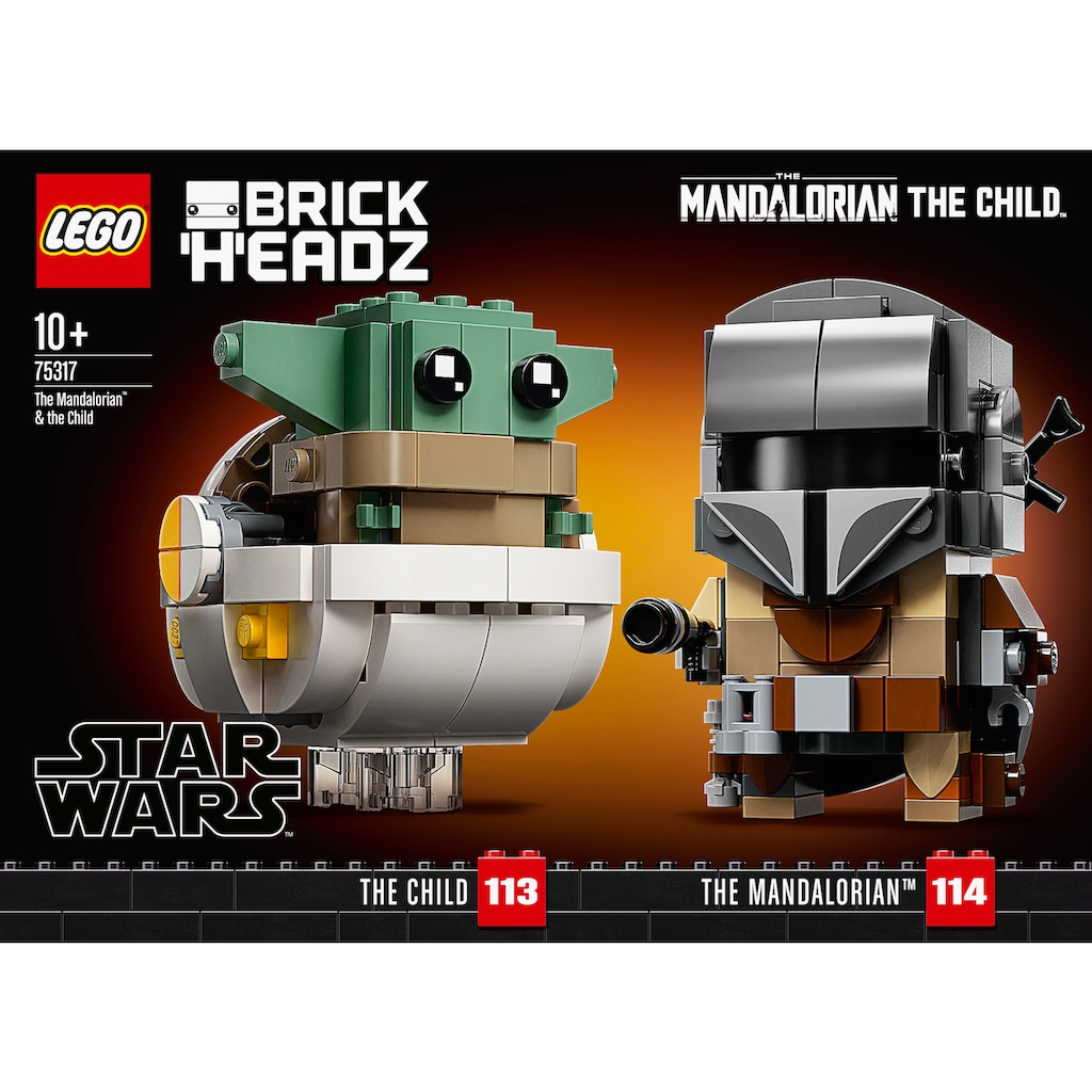 LEGO® Konstruktionsspielsteine »Der Mandalorianer™ und das Kind (75317), LEGO® Star Wars™«, (295 St.)