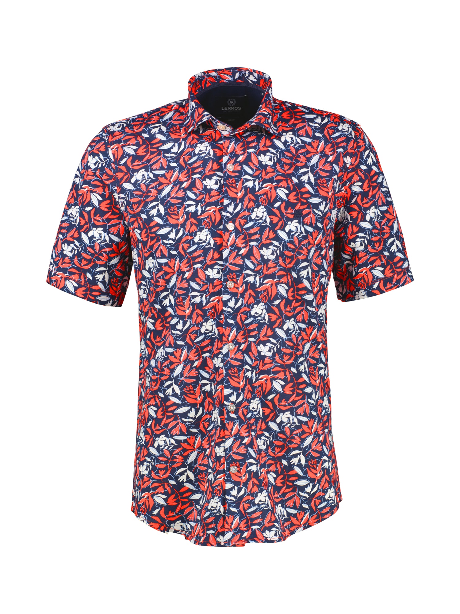 LERROS Kurzarmhemd »1/2 Hemd floral bedruckt, grosse Größen«