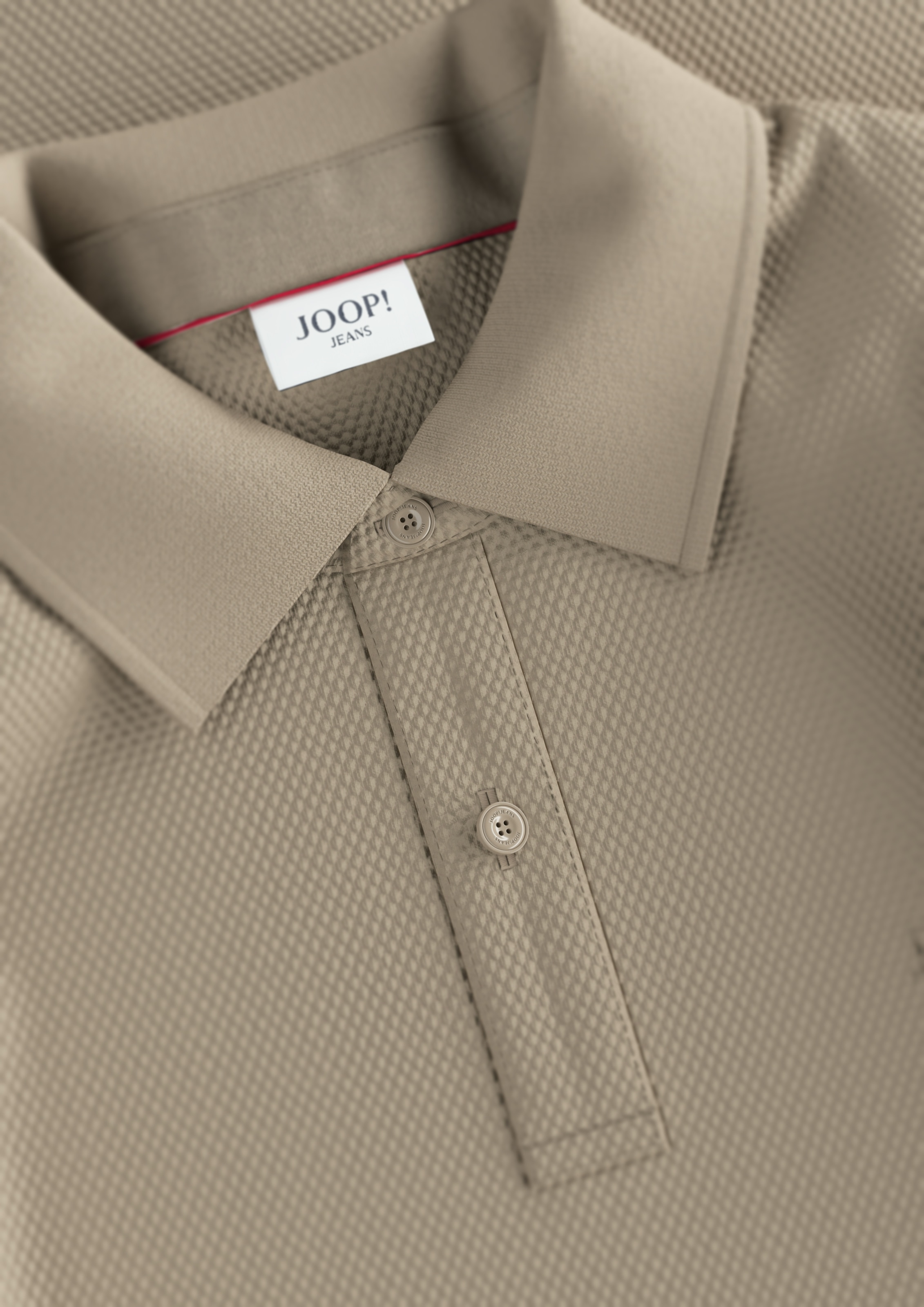 Joop Jeans Poloshirt »Amare«, mit Streifendetails an den Ärmeln