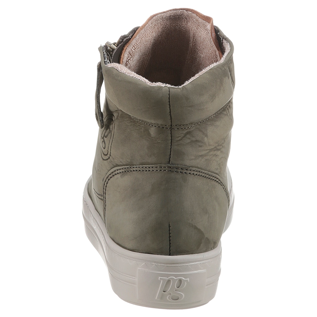 Paul Green Sneaker, mit zusätzlichem Außenreißverschluss