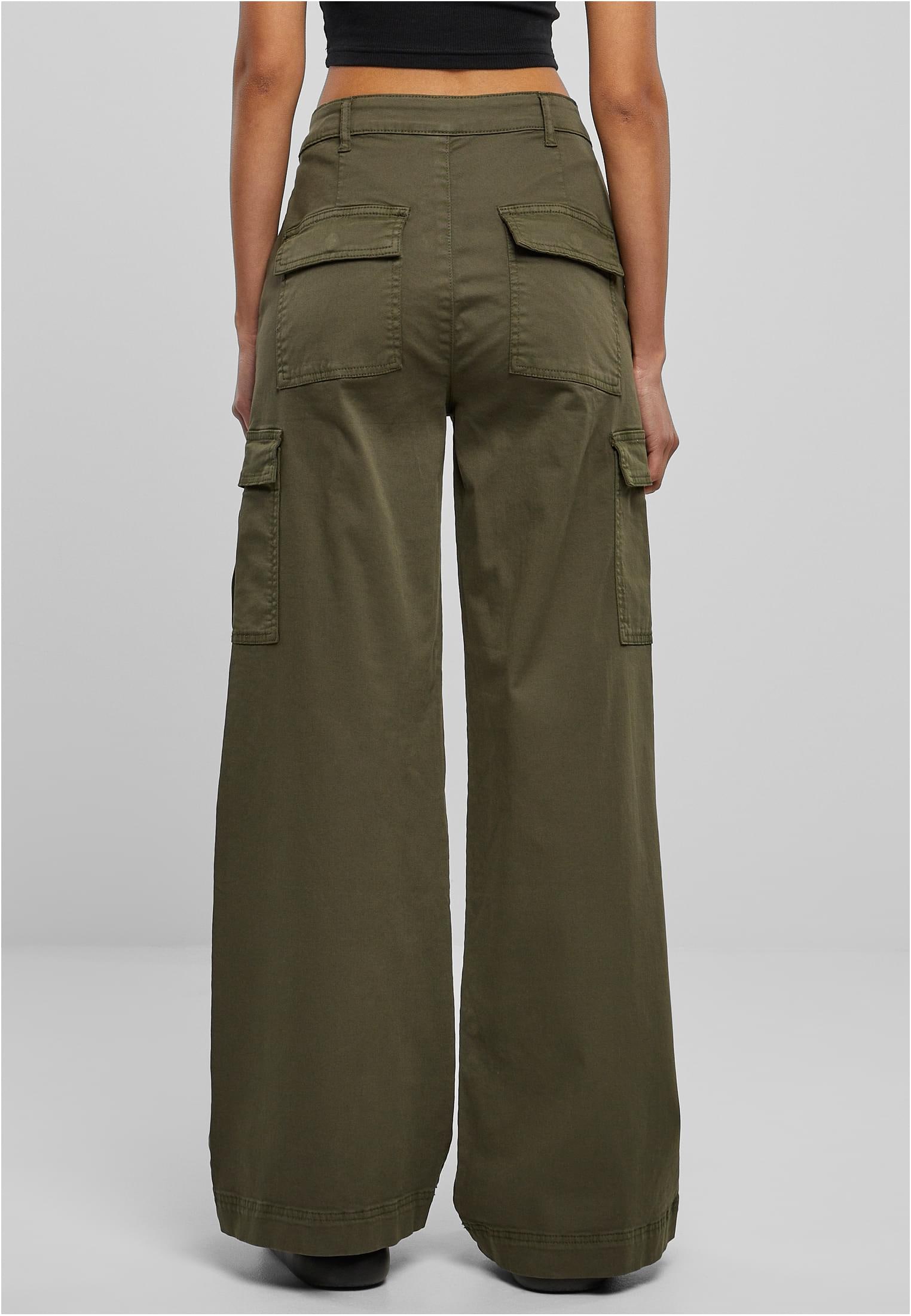 Wide Pants«, Ladies Twill Leg (1 tlg.) High bestellen »Damen BAUR für URBAN | Cargo Stoffhose CLASSICS Waist