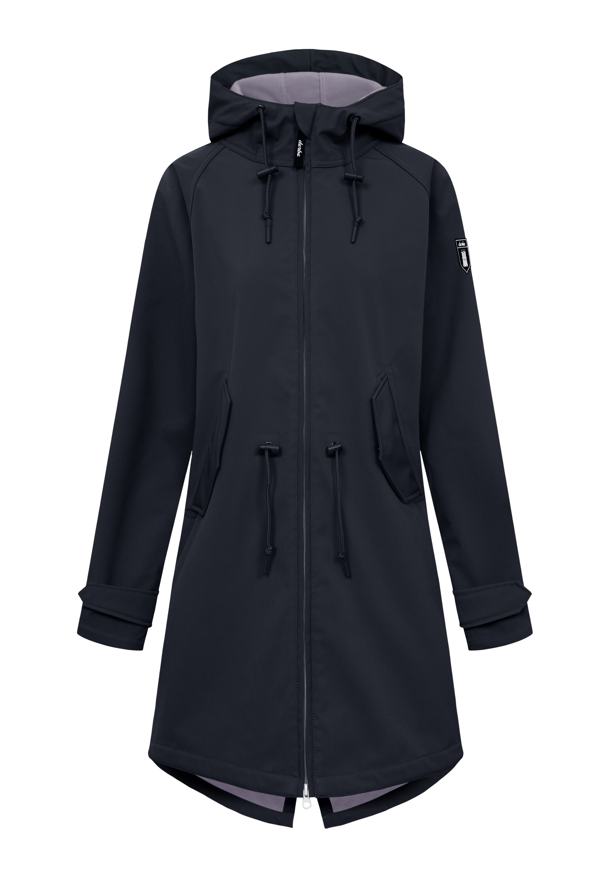 Derbe Softshelljacke »Island Friese«, wasserabweisend, winddicht, Kapuze