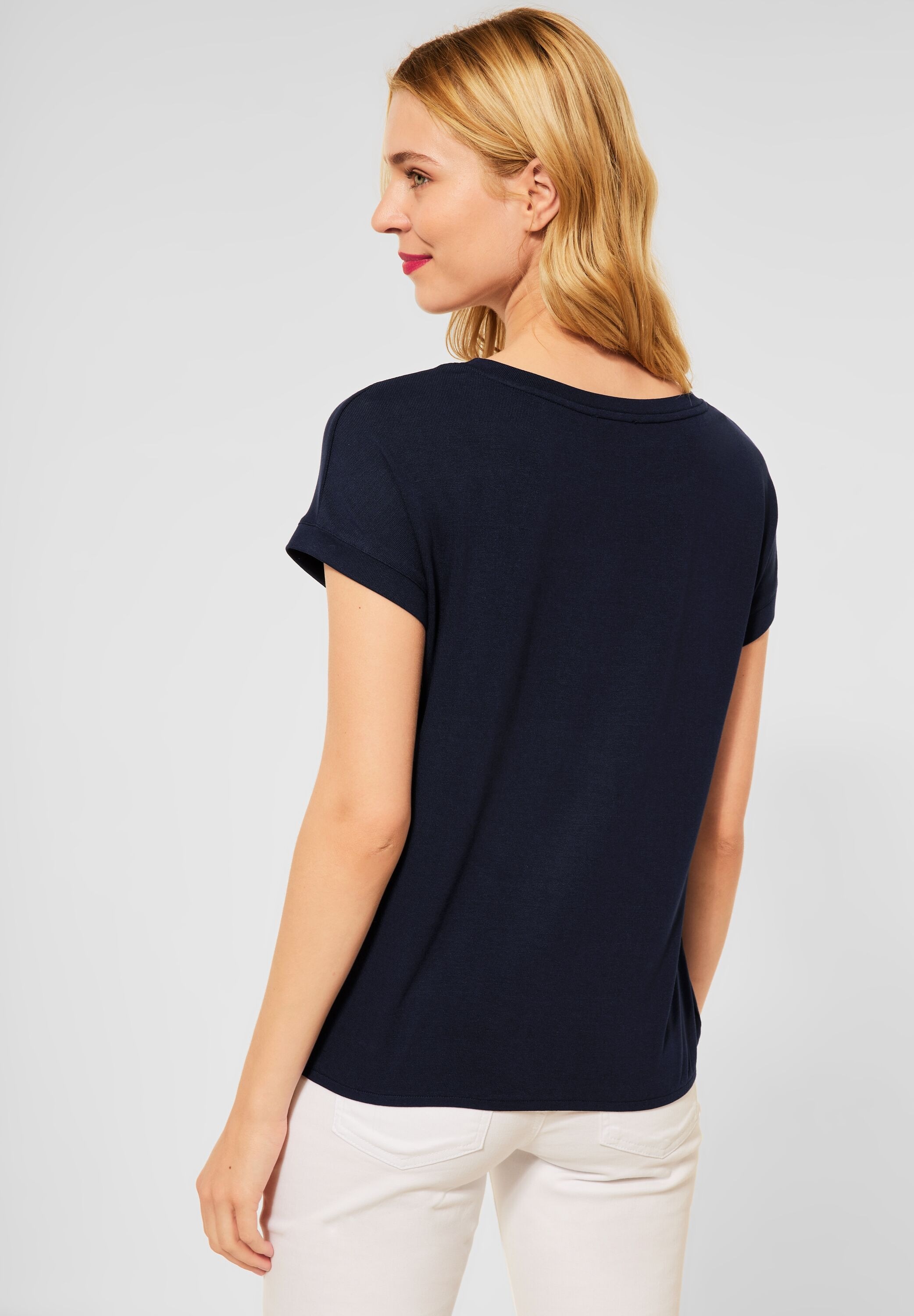 STREET ONE T-Shirt, mit Schriftzug aus Strasssteinen