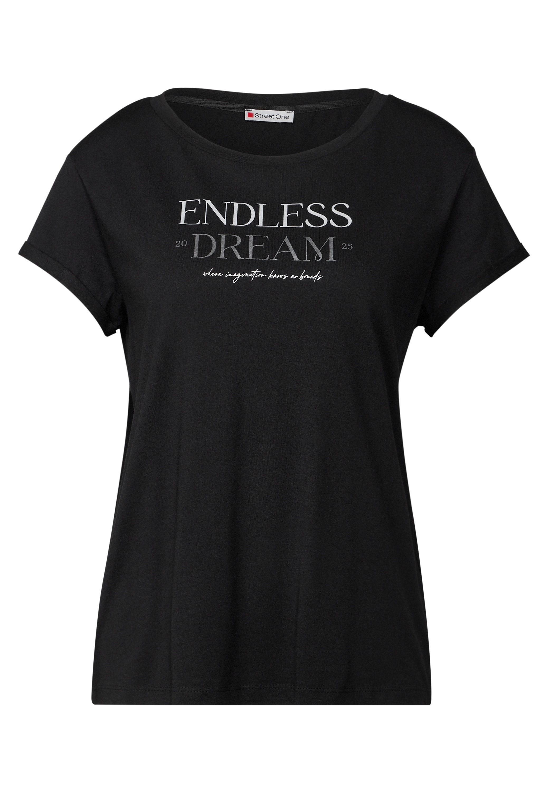 STREET ONE T-Shirt, mit Rundhalsausschnitt