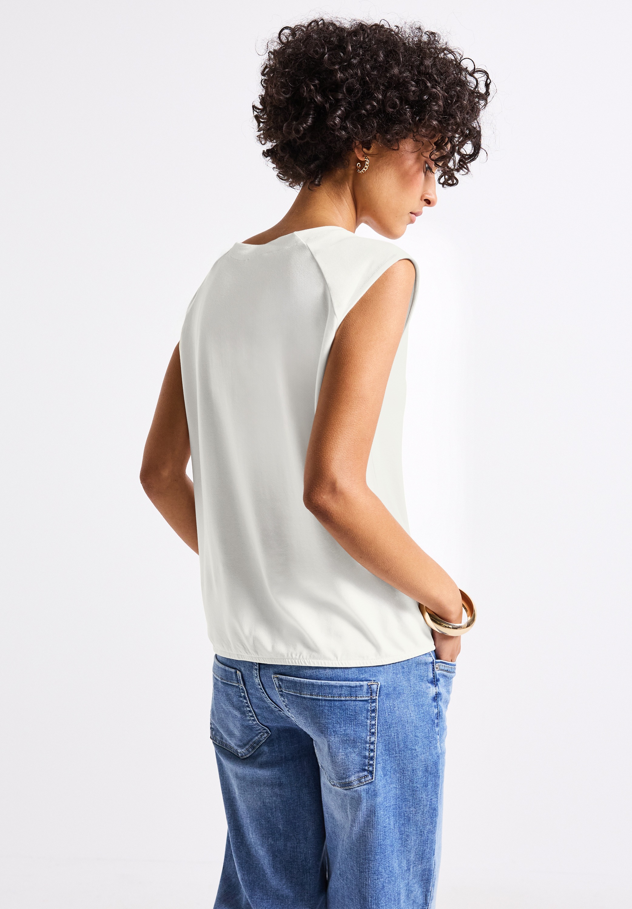 STREET ONE Tanktop aus Jersey in Unifarbe günstig online kaufen