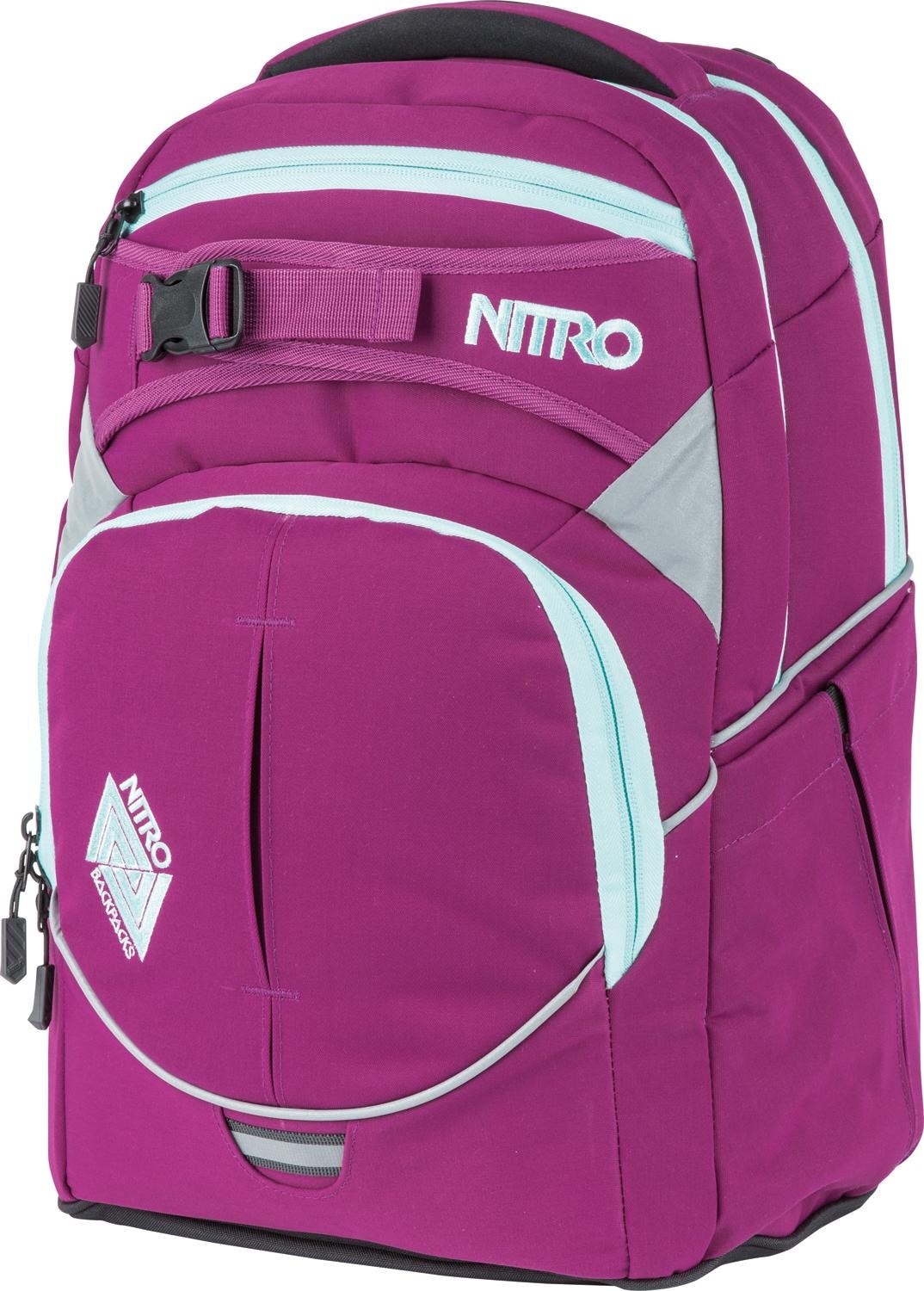 NITRO Schulrucksack »Superhero«, Reflektoren, Rucksack für Schule und Freizeit