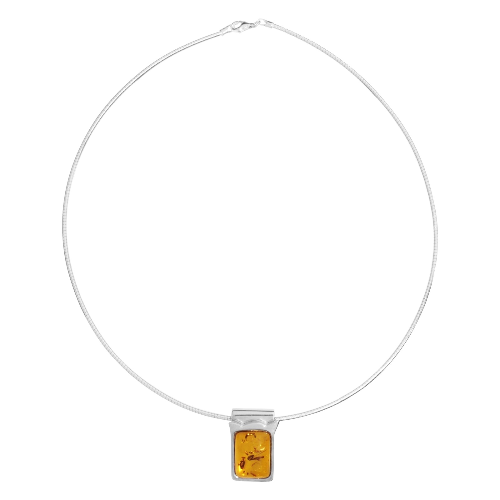 OSTSEE-SCHMUCK Kette mit Anhänger »- Gleiter-Vena - Silber 925/000 - Bernstein«