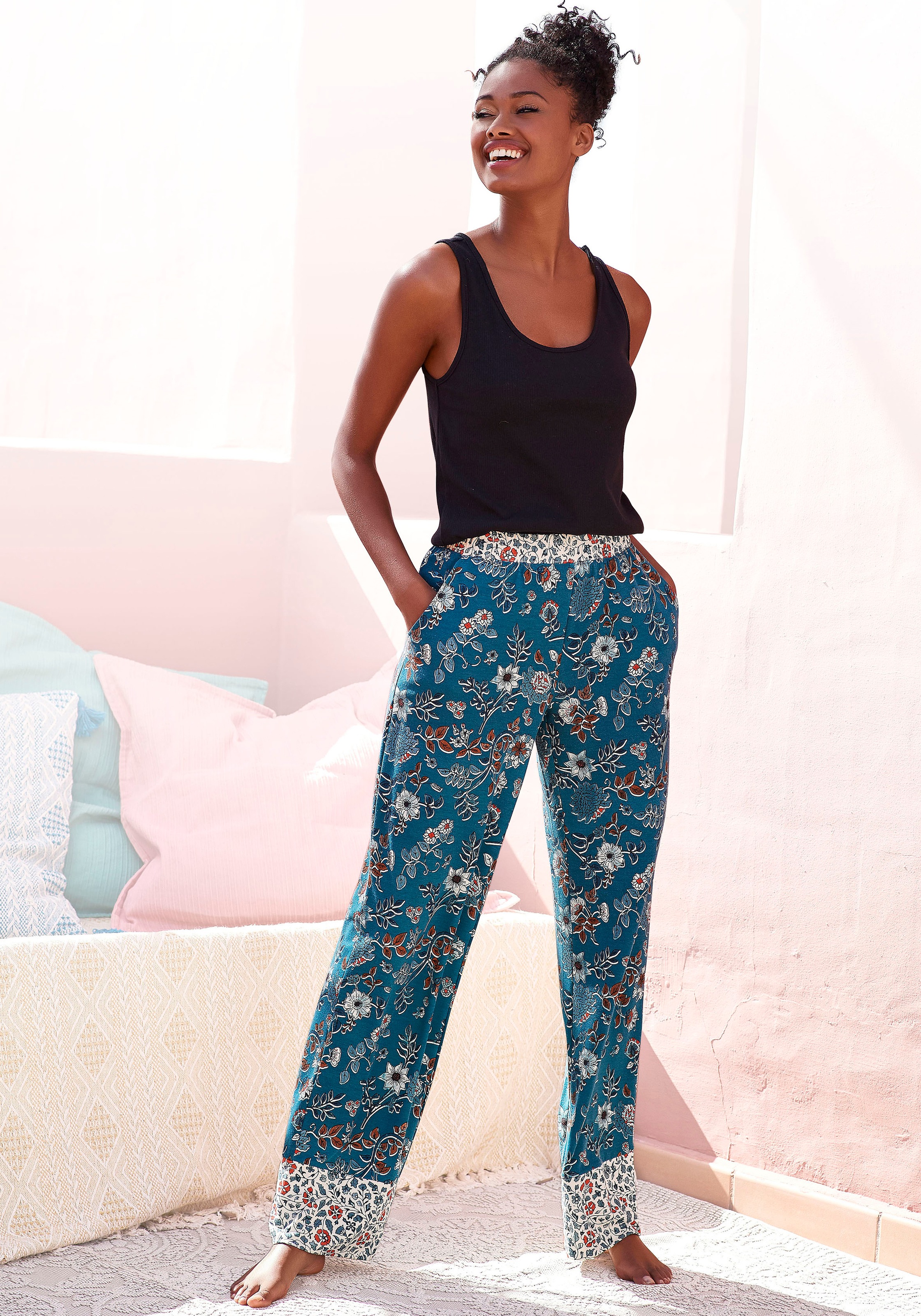 Thumbnail - LASCANA Pyjamaoberteil 1-teilig, aus Rippstrick