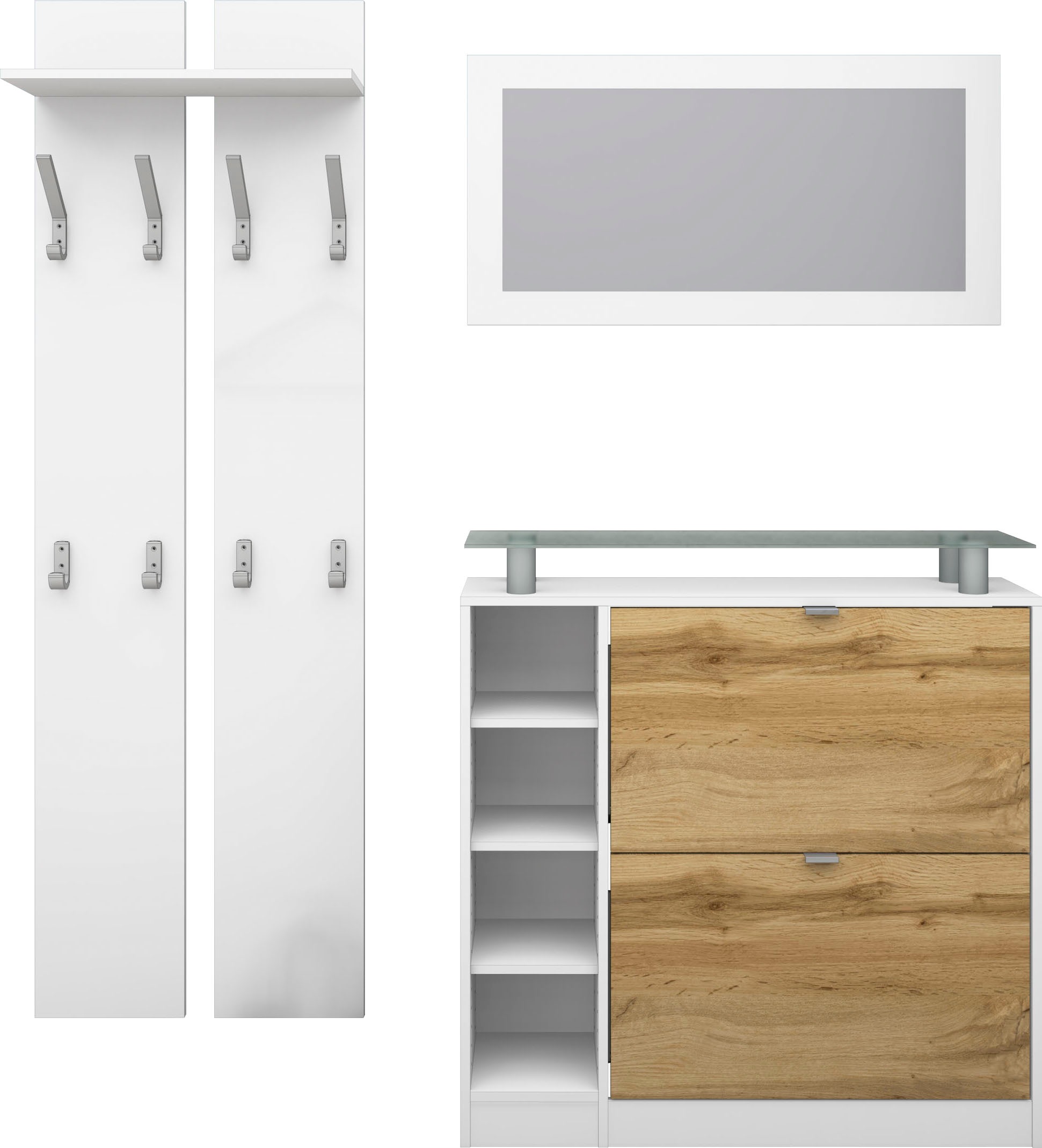 borchardt Möbel Garderoben-Set "Dolly" Set, 3 Stk. tlg. günstig online kaufen