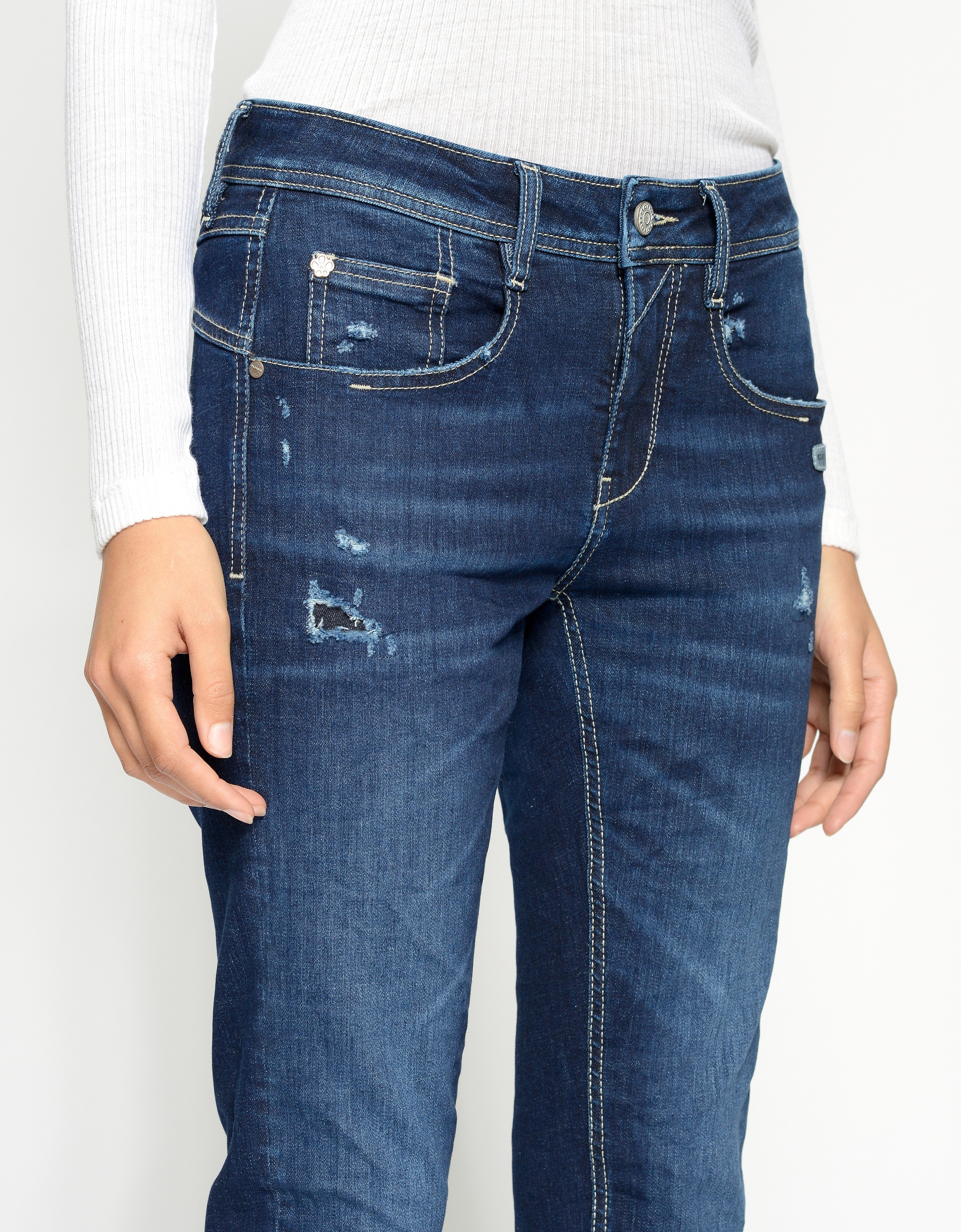 GANG Relax-fit-Jeans »GANG Jeans Relaxed Fit 94AMELIE CROPPED«
