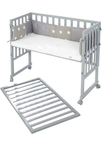 Stubenbett »Safe Asleep® 2in1, taupe, Little Stars«