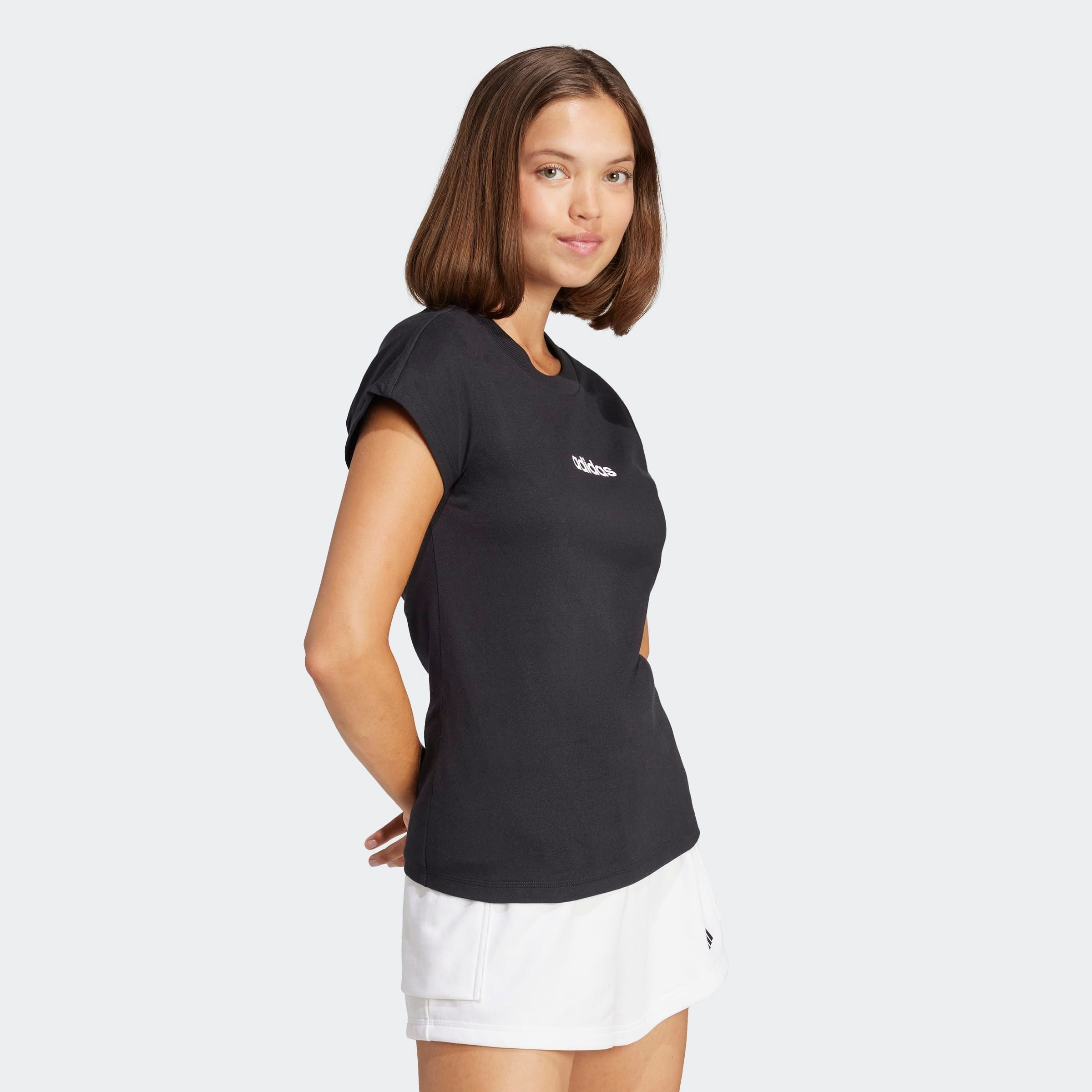 adidas Sportswear T-Shirt "W LIN SJ T" sportlicher Stil, Kurzarm, ohne Vers günstig online kaufen