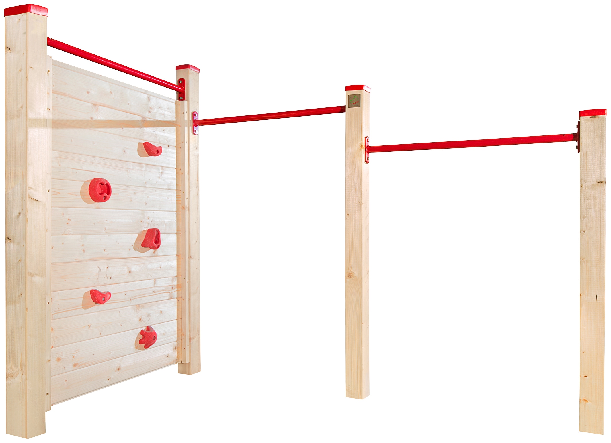 WEKA Kinder Klettergerüst "Tabaluga", B/H: 9cm x 167cm, beige, Holzwerkstoff, B:9cm H:167cm L:306cm, Klettergerüste, Gesamthöhe: 167 cm