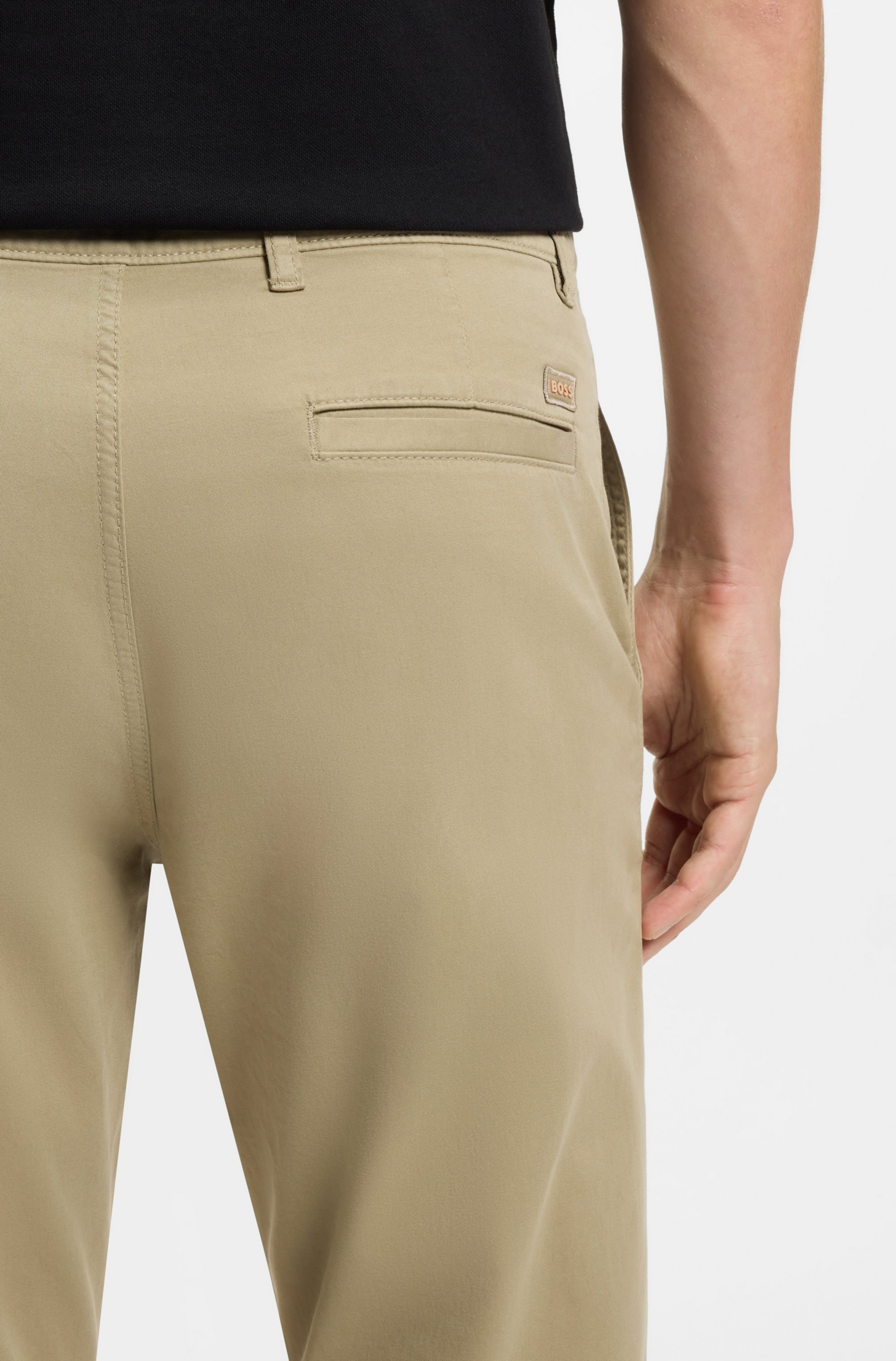 BOSS ORANGE Chinohose »Regular«  in gerader From