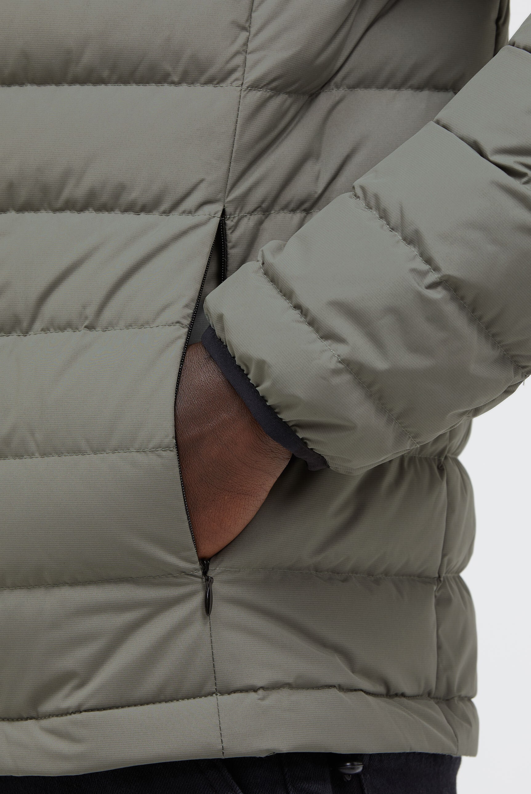 CMPD Steppjacke, ohne Kapuze, mit verstellbarem Gummizug im Saum