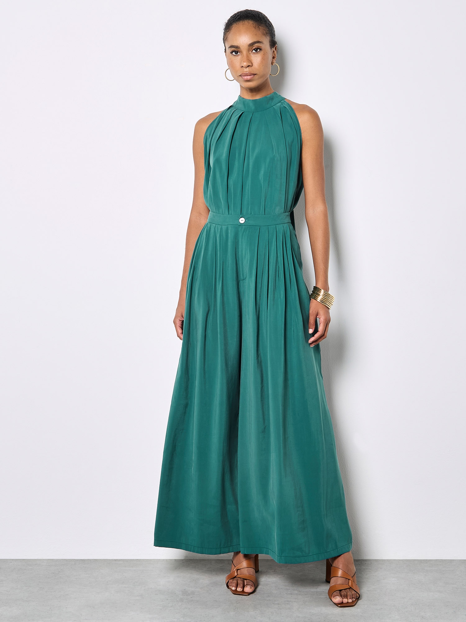 Apricot Stoffhose »Plissee-Hose«  mit weitem Bein