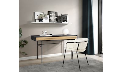 Woodman Schreibtisch »Stripe«, Kombination von Metall & Holz, Breite 130 cm kaufen