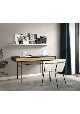 Woodman Schreibtisch »Stripe«, Kombination von Metall & Holz, Breite 130 cm kaufen
