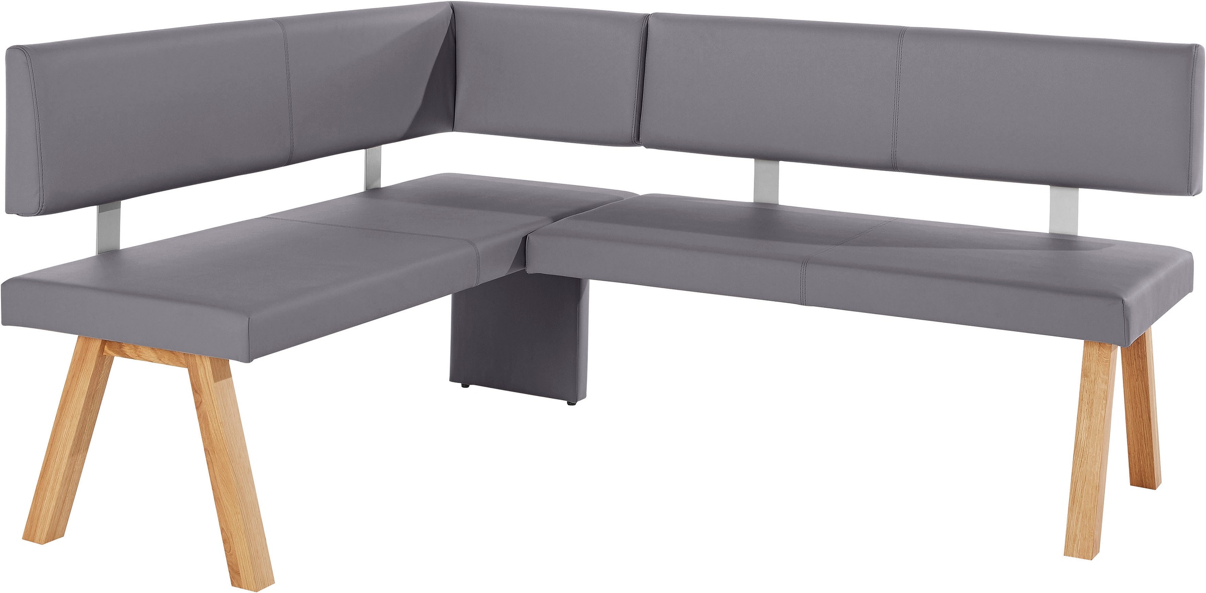 Thumbnail - OTTO home Eckbank "Rio" Massivholz in Eiche geölt, Esszimmerbank bequem gepolstert