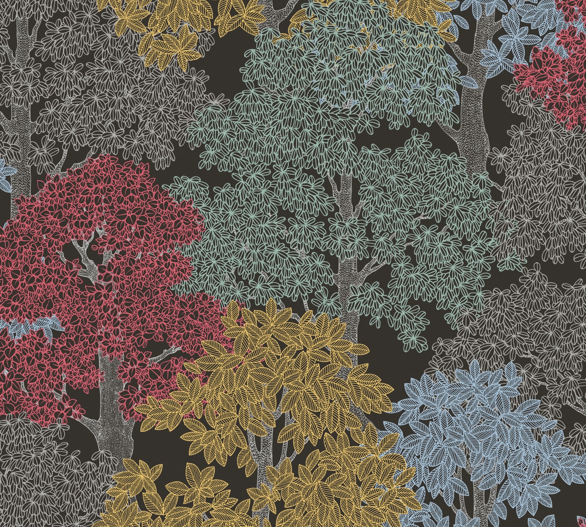 Architects Paper Vliestapete "Floral Impression" Wald botanisch floral glatt Blumentapete Tapete Wald Tapeten Wohnzimmer Schlafzimmer Küche Design