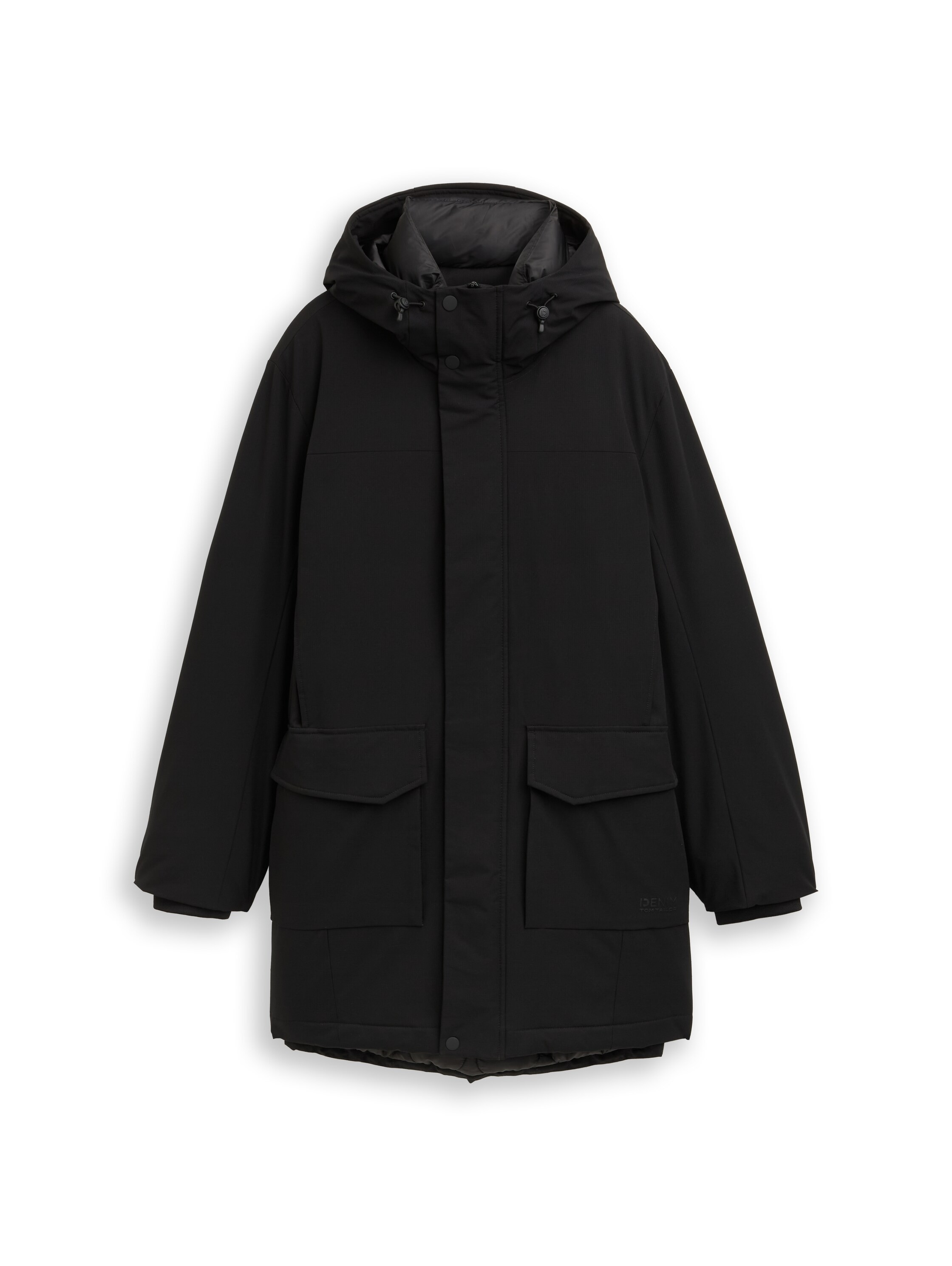 TOM TAILOR Denim Parka, mit Kapuze, mit wasserabweisender Funktion