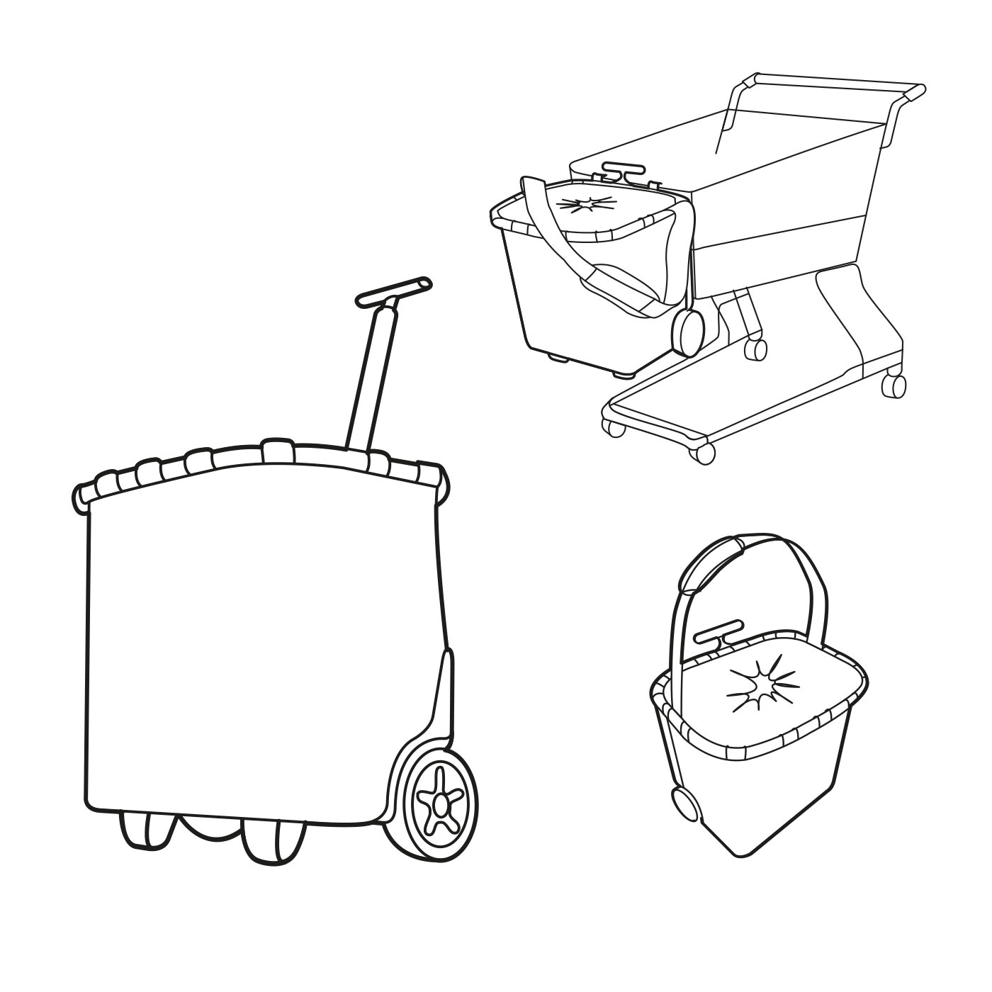 REISENTHEL® Einkaufstrolley »carrycruiser« kugelgelagerte Räder, herausnehmbare Innentasche, Teleskopgriff