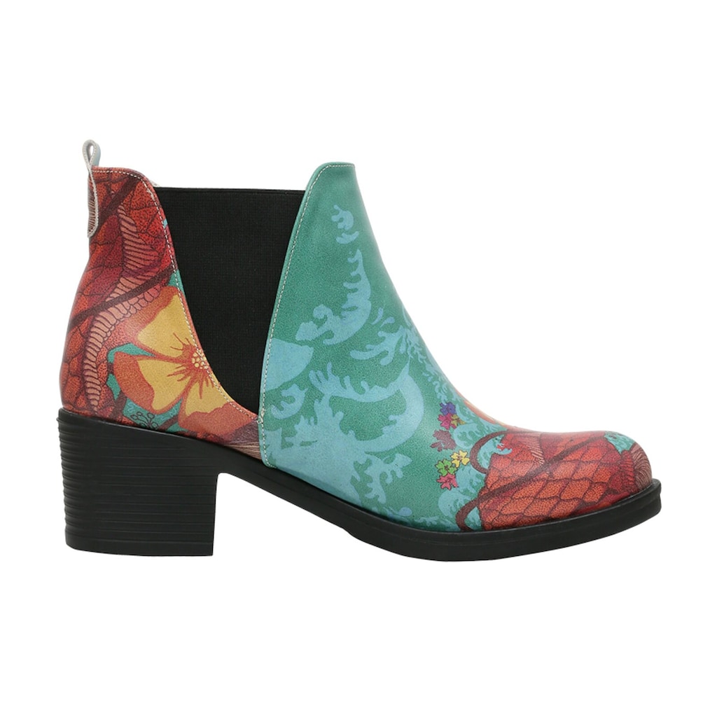 DOGO Stiefelette »Waves of Koi«