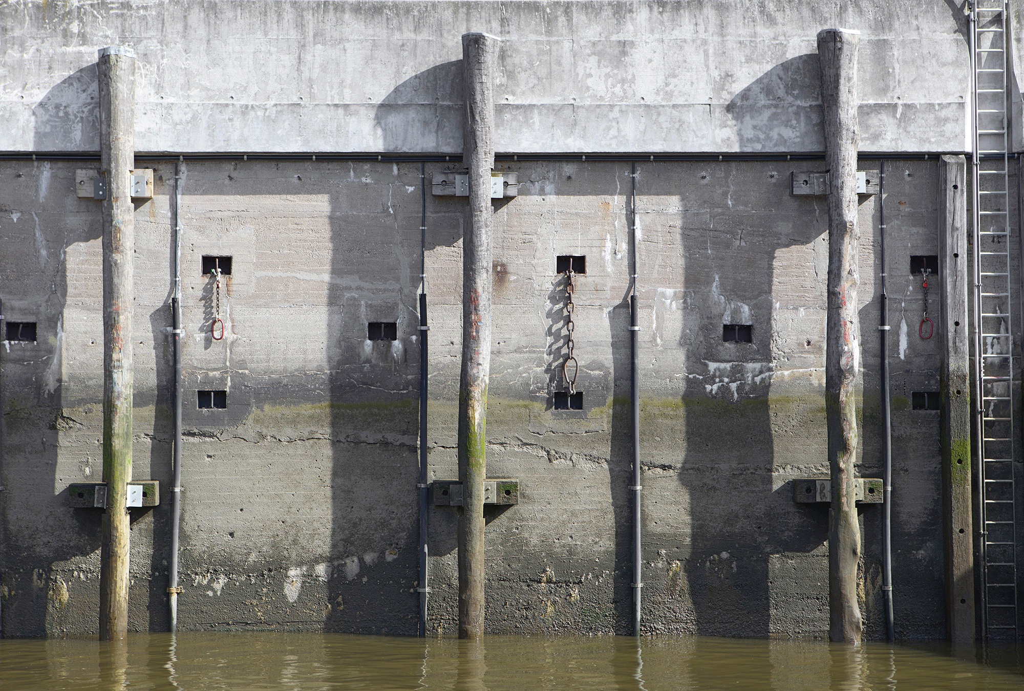Fototapete "Pier", B/L: 4mm x 2,7mm, schwarz, ARCHITECTS PAPER, Tapeten, Vlies, Wand, Schräge