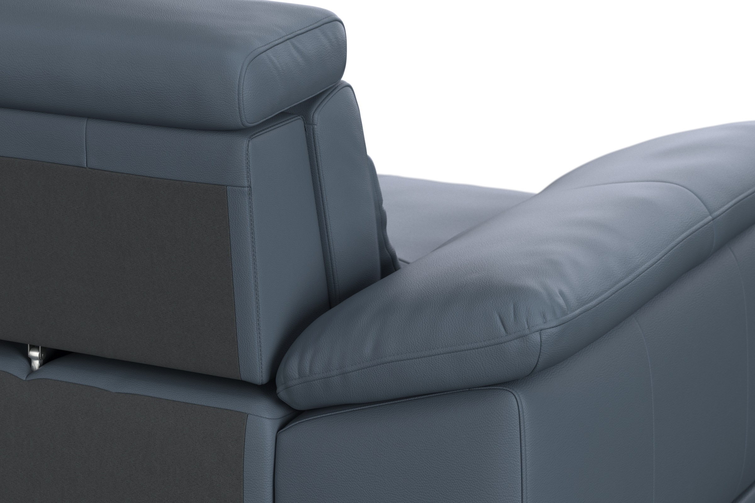 sit&more Ecksofa »Cabrio L-Form«, mit Sitztiefenverstellung und Federkern, 3 Nierenkissen