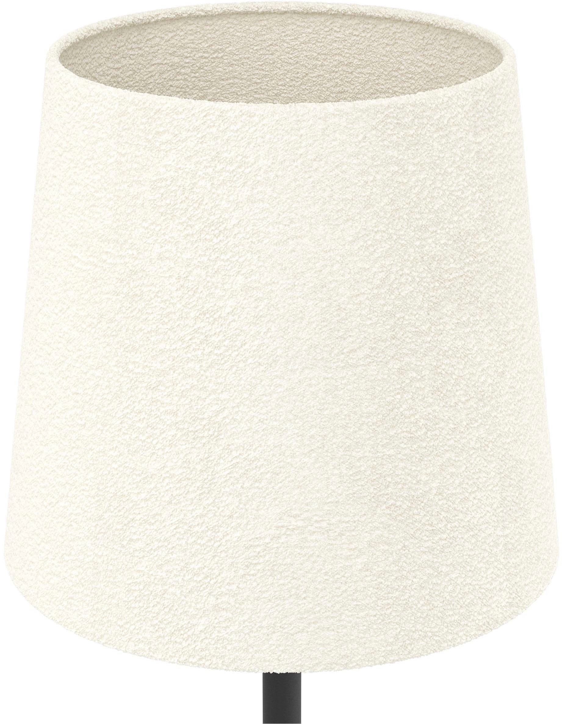 EGLO Tischleuchte »Febres Tischlampe, Nachttischlampe, Metall und Stoff, E27, Lampe« E27 1 Stk.