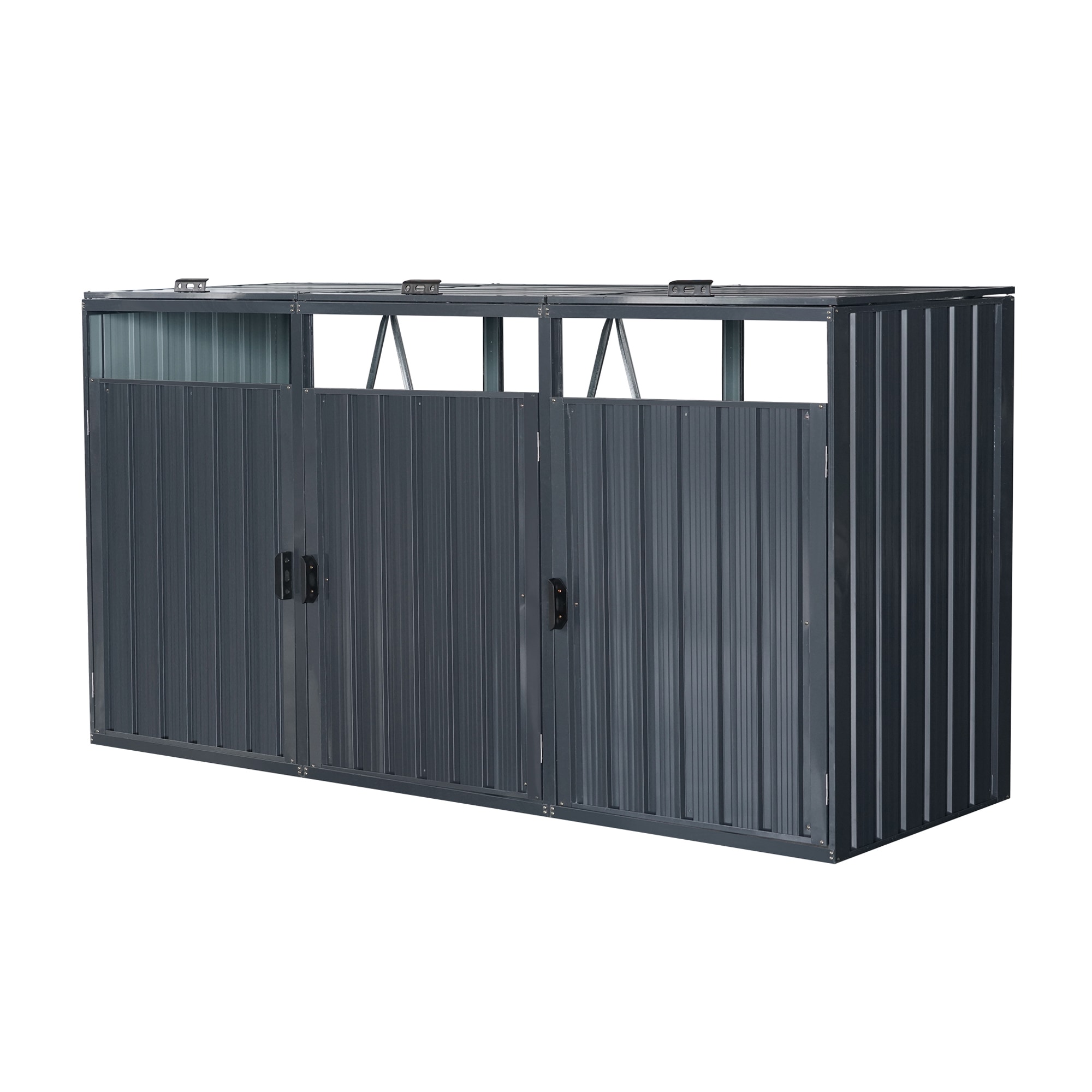 KONIFERA Mülltonnenbox »BS-MK3« BxTxH: 240x80x122 cm