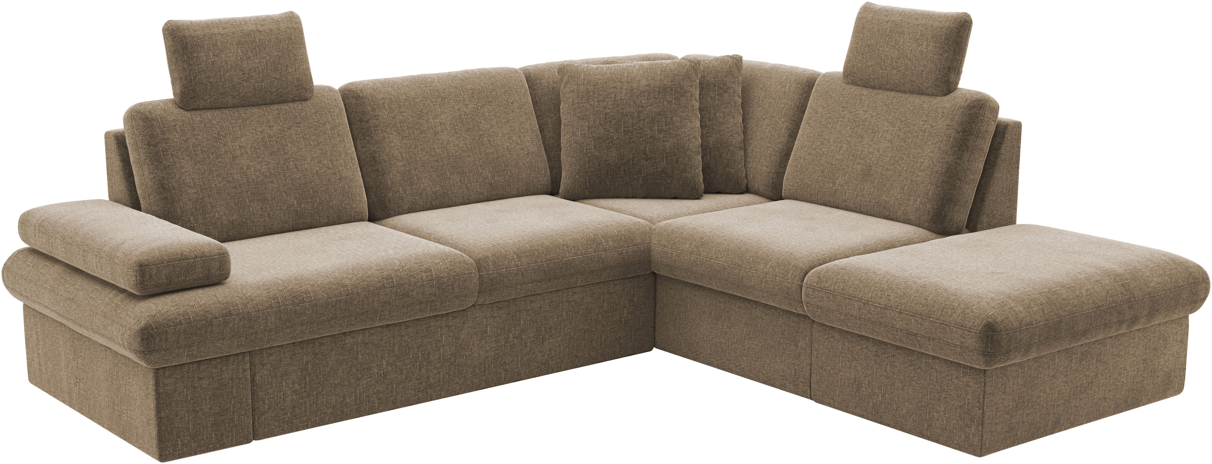 sit&more Ecksofa »Moreno«, mit Armteilverstellung,wahlweise mit Bettfunktion