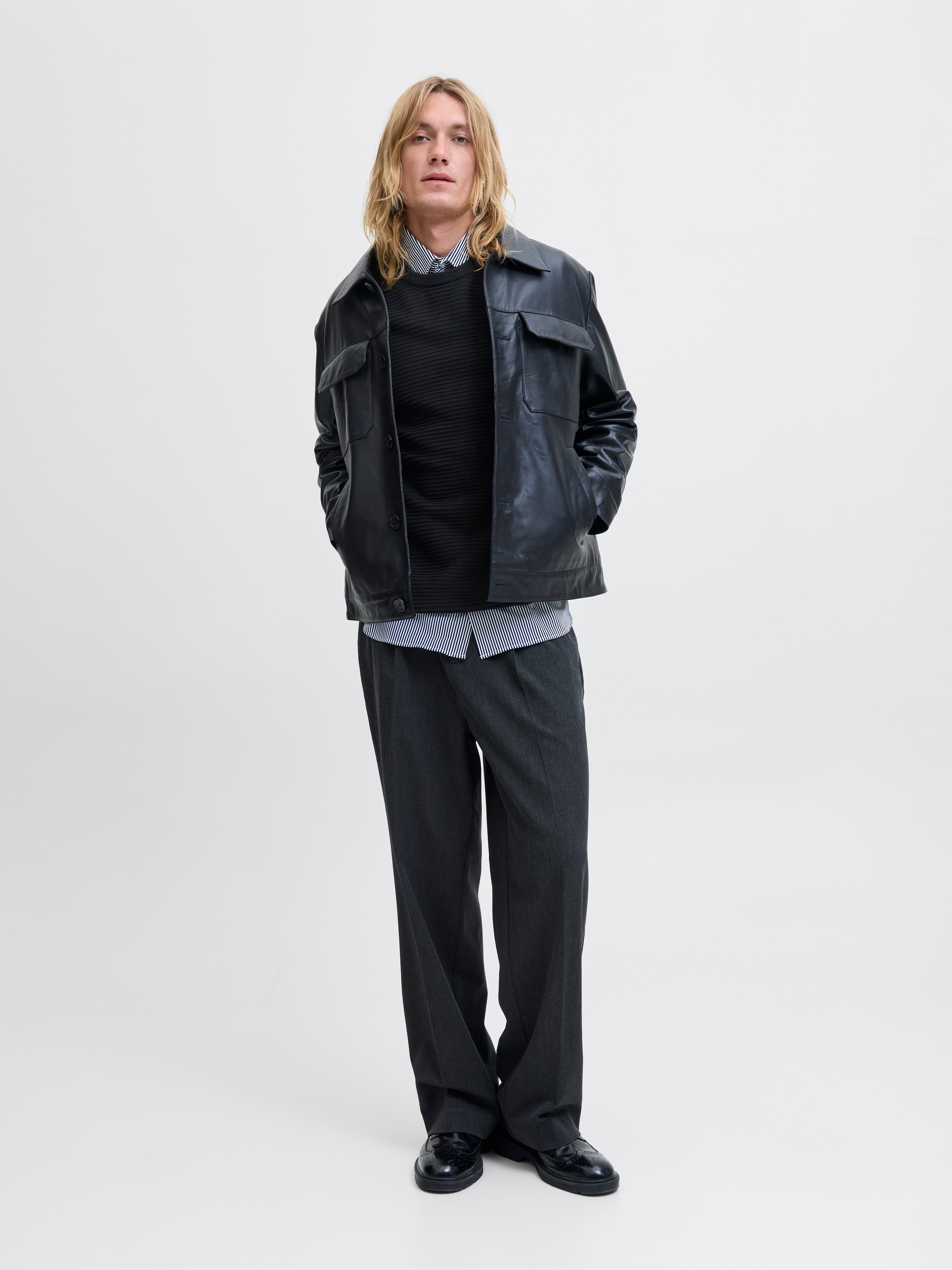 Jack & Jones Rundhalspullover »JJOTTO KNIT CREW NECK AW25«