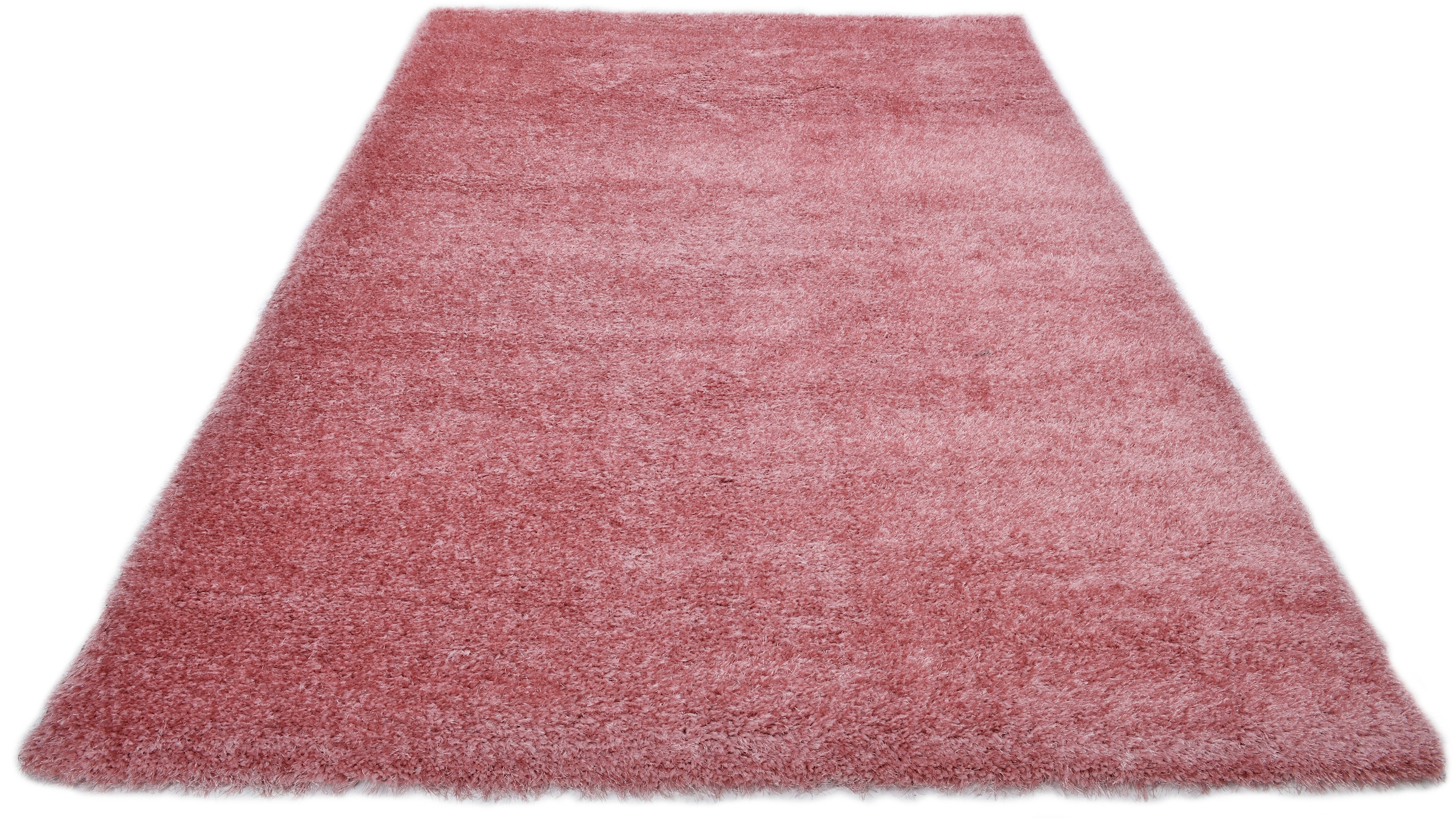 Home affaire Hochflor-Teppich Shaggy rechteckig, glänzend, »Malin«, weich BAUR | leicht in einfarbig, Uni-Farben, besonders