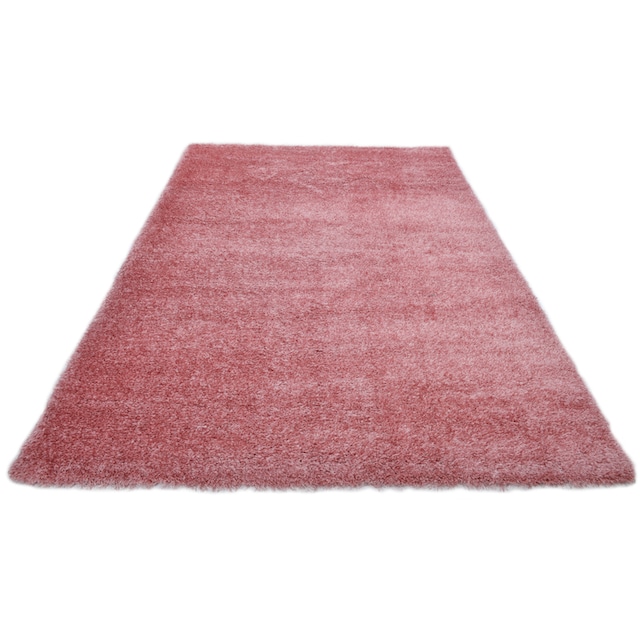 Home affaire Hochflor-Teppich »Malin«, rechteckig, Shaggy in Uni-Farben,  einfarbig, leicht glänzend, besonders weich | BAUR