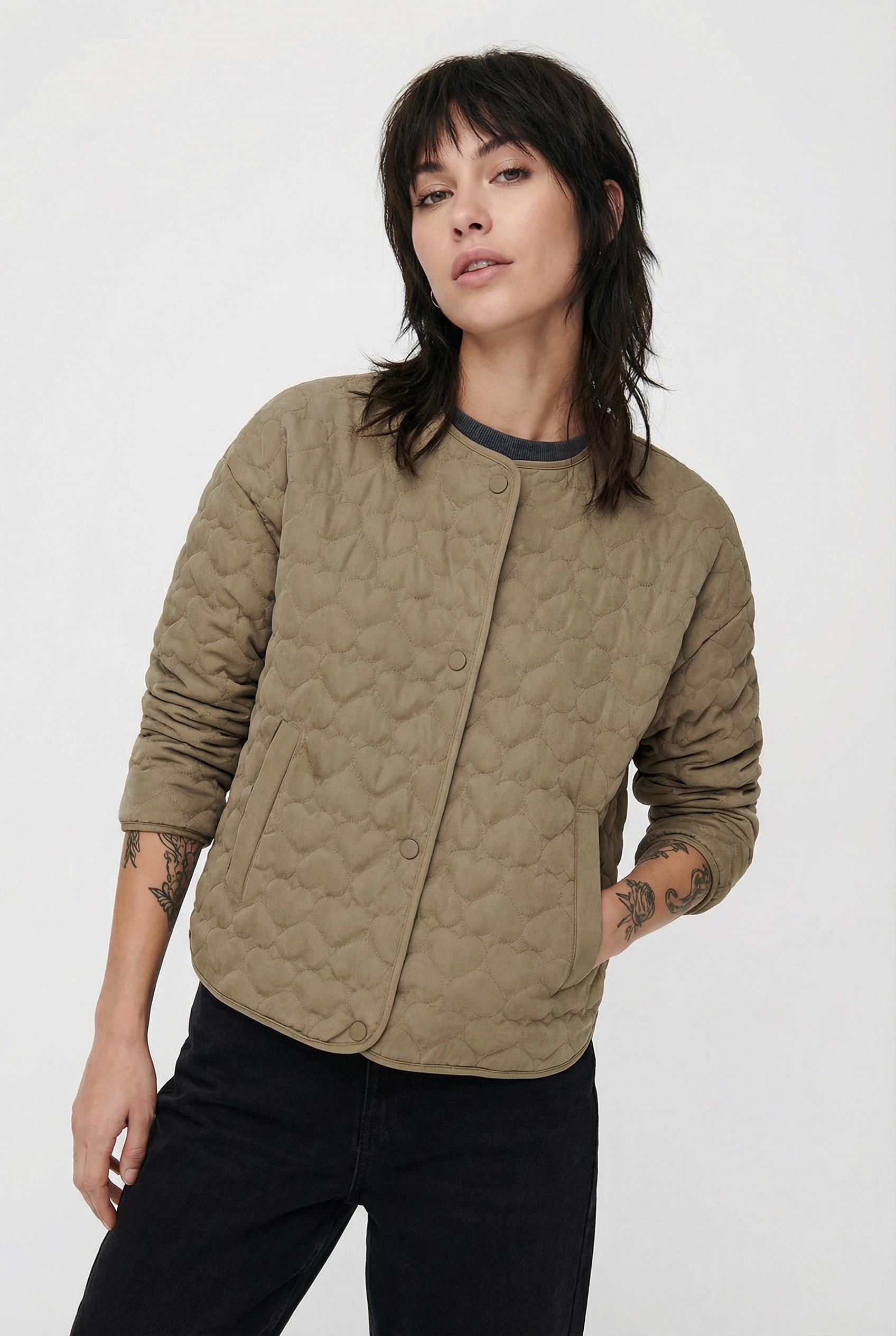 ONLY Steppjacke "ONLHEART LIFE QUILTED JACKET NOOS OTW" mit Steppmuster in günstig online kaufen