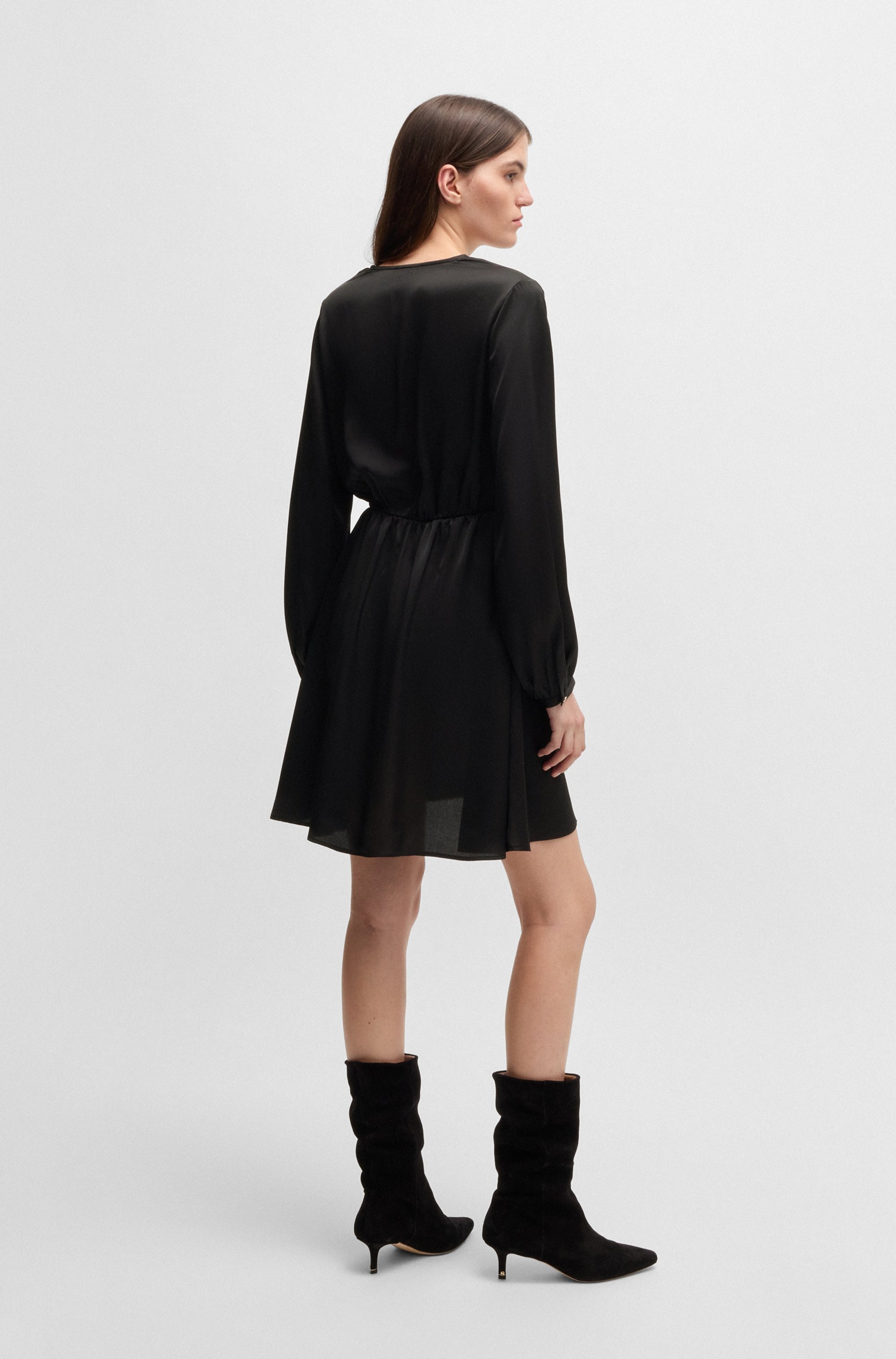 BOSS ORANGE Blusenkleid "Doria Premium Damenmode" in A-Linien Form günstig online kaufen