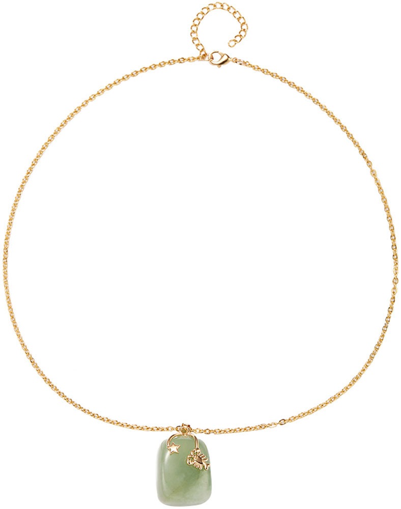 Firetti Kette mit Anhänger »Schmuck Geschenk Halsschmuck Anker/Halskette Sternzeichen Geburtsstein«, Made in Germany - mit Edelstein