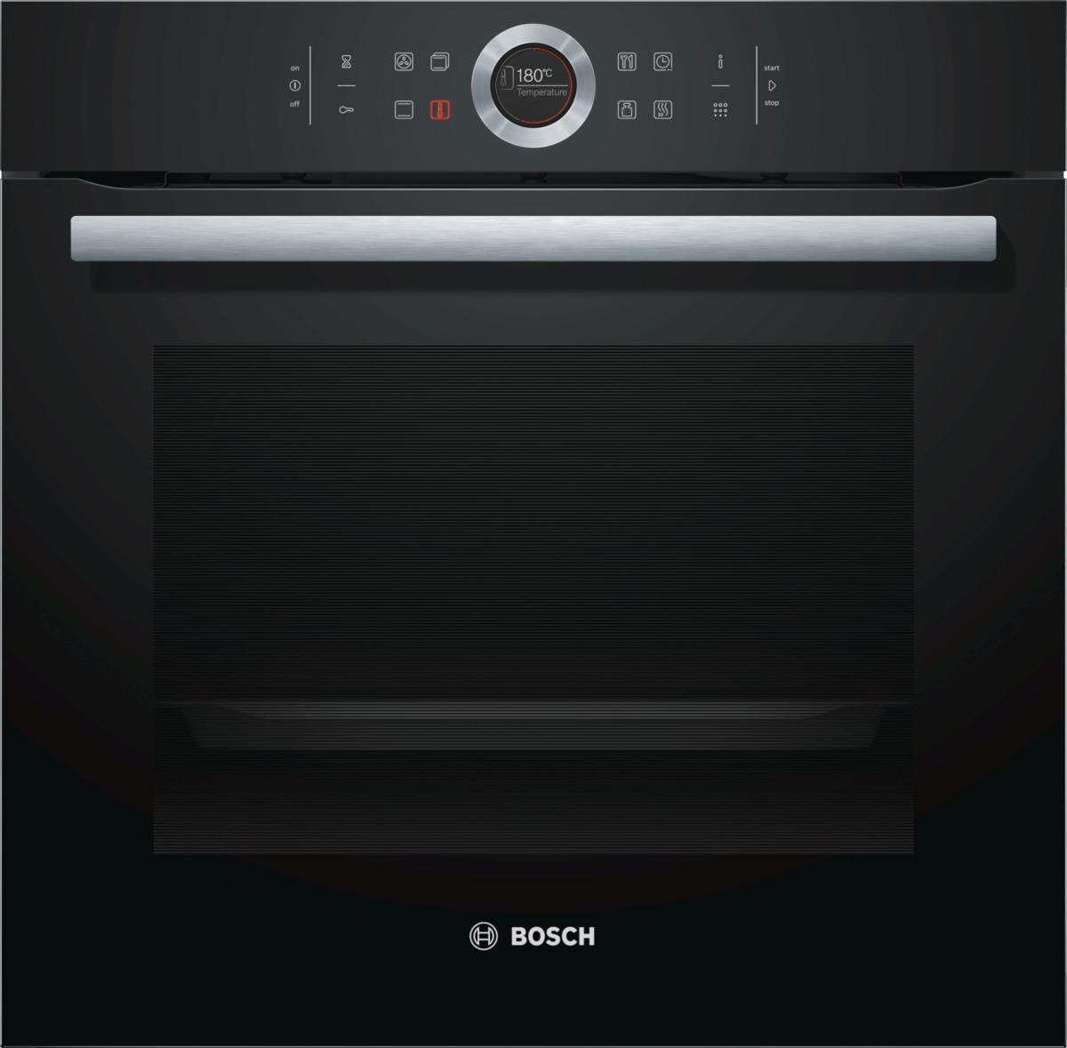 BOSCH Pyrolyse Backofen »HBG675BB1«, Serie 8, mit Teleskopauszug nachrüstbar,  Pyrolyse-Selbstreinigung, mit AutoPilot | BAUR