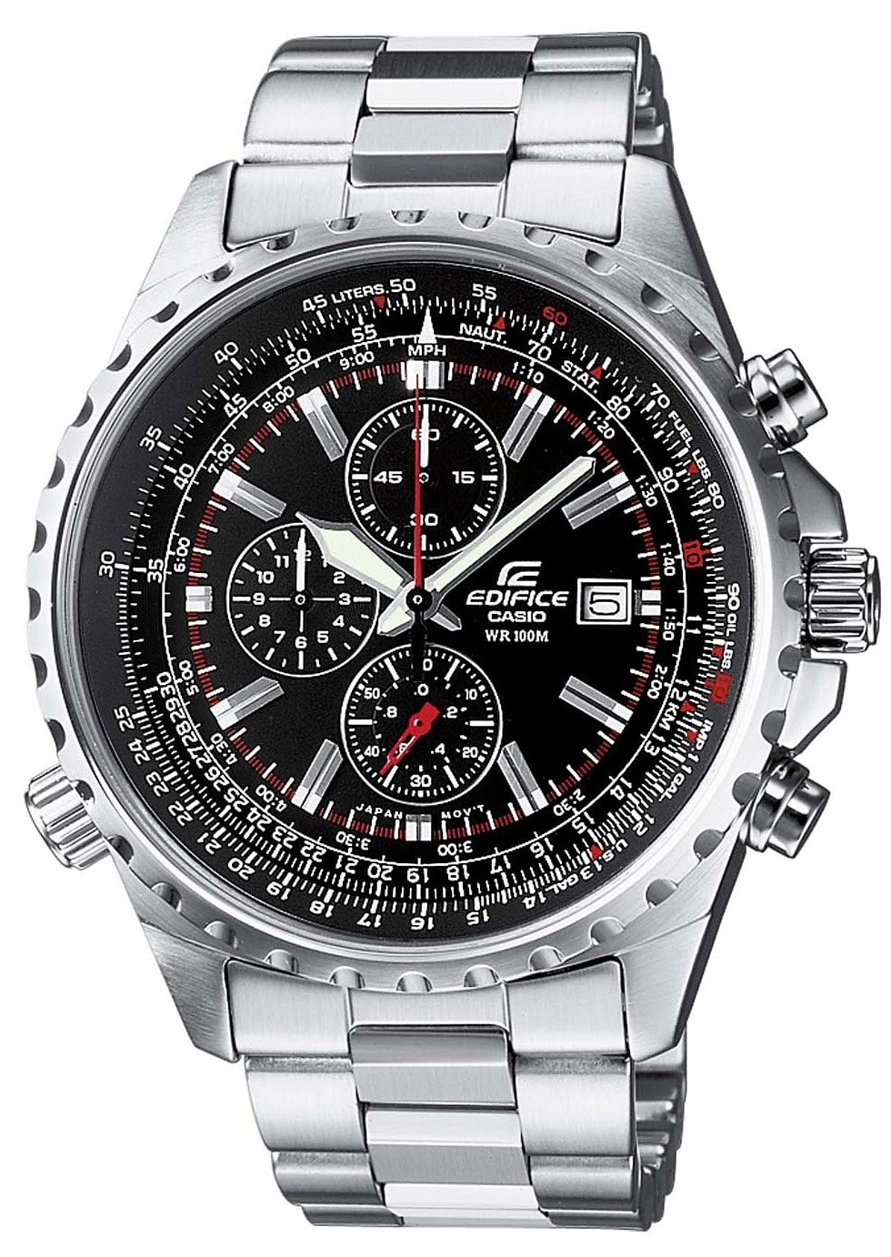 CASIO EDIFICE Chronograph »EF-527D-1AVEF«, Quarzuhr, Armbanduhr, Herrenuhr, Stoppfunktion, bis 10 bar wasserdicht