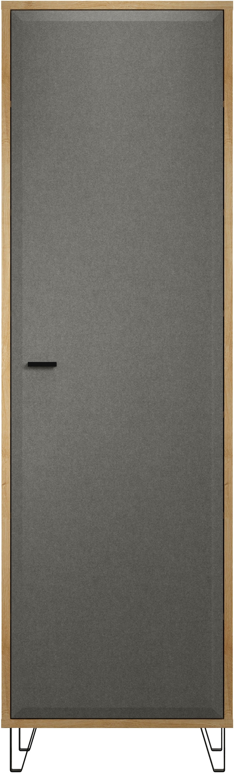 Home affaire Garderobenschrank "Belva" 1 Stk. tlg. Flurschrank mit 5 verstellbaren Böden und ausziehbarer Kleiderstange