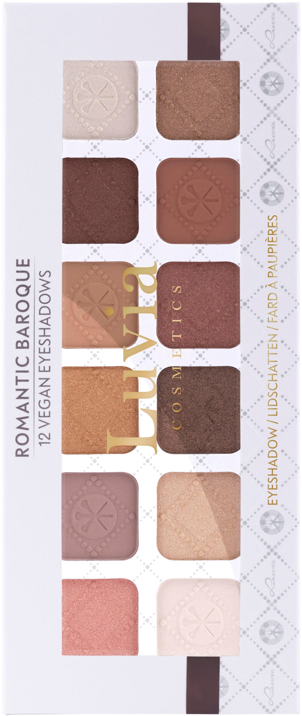 Luvia Cosmetics Lidschatten-Palette »Karmaflage« Matt und schimmernd, hochpigmentiert, müheloses Verblenden.