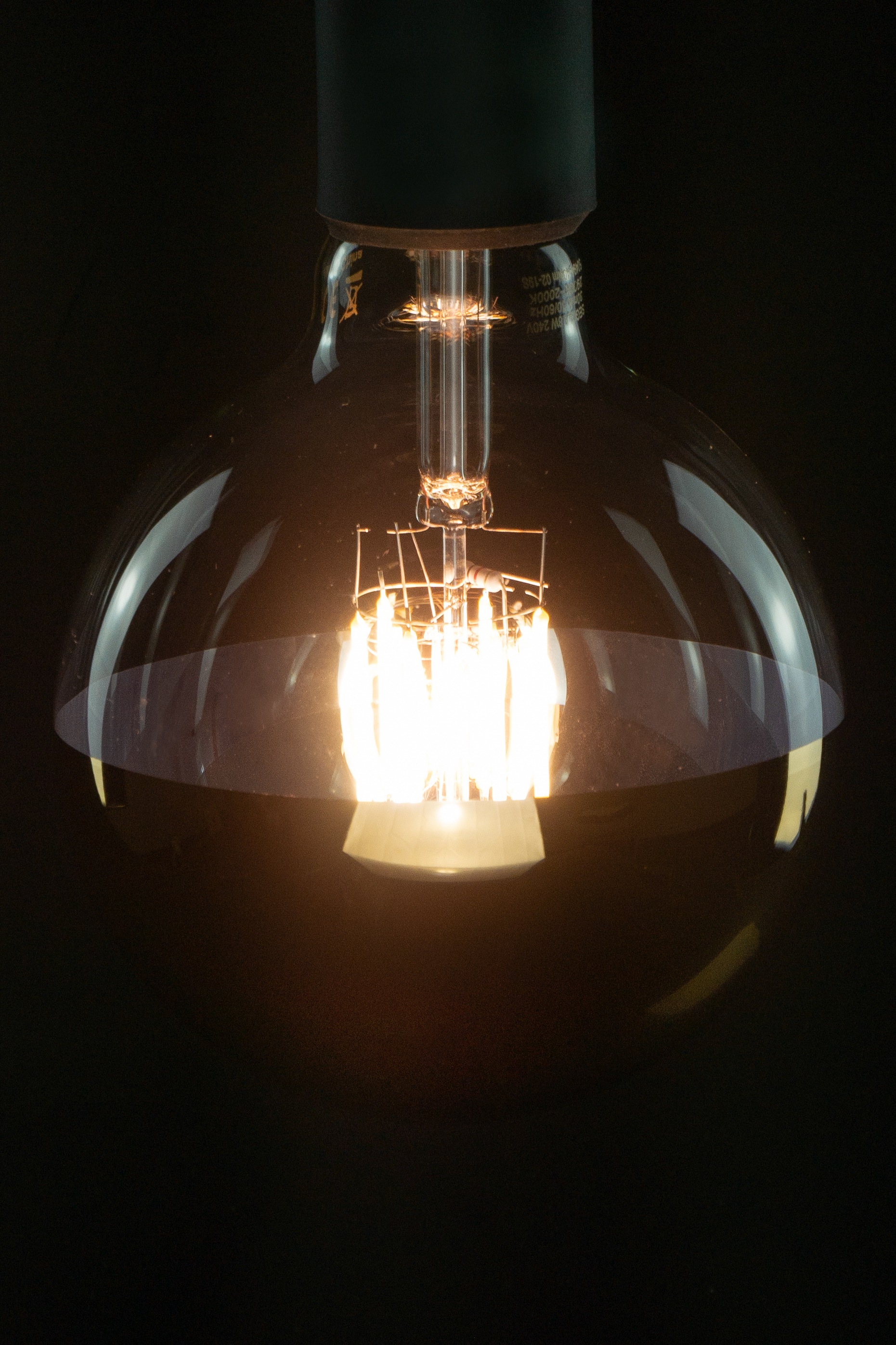 SEGULA LED-Leuchtmittel »LED Globe 125 Spiegelkopf Gold«, E27, Warmweiß, dimmbar, E27, Globe 125 Spiegelkopf, 2700K
