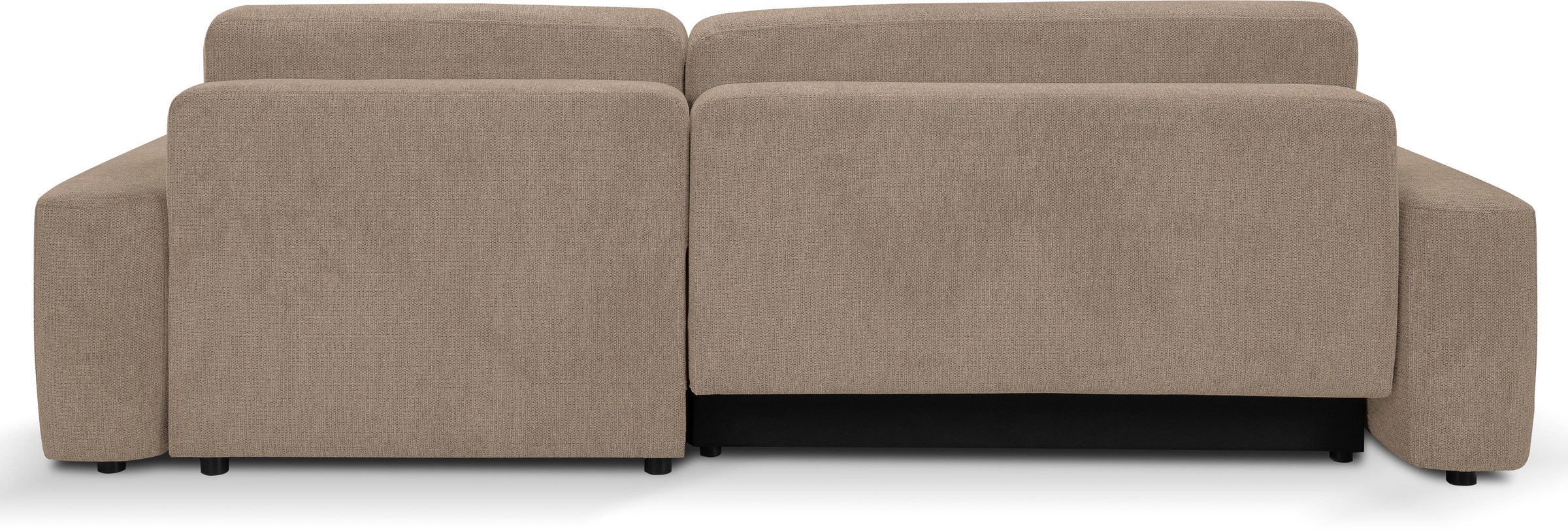 WERK2 Ecksofa »Bully L-Form«, Curvy Trend Ecksofa mit Schlaffunktion in weichem Cord