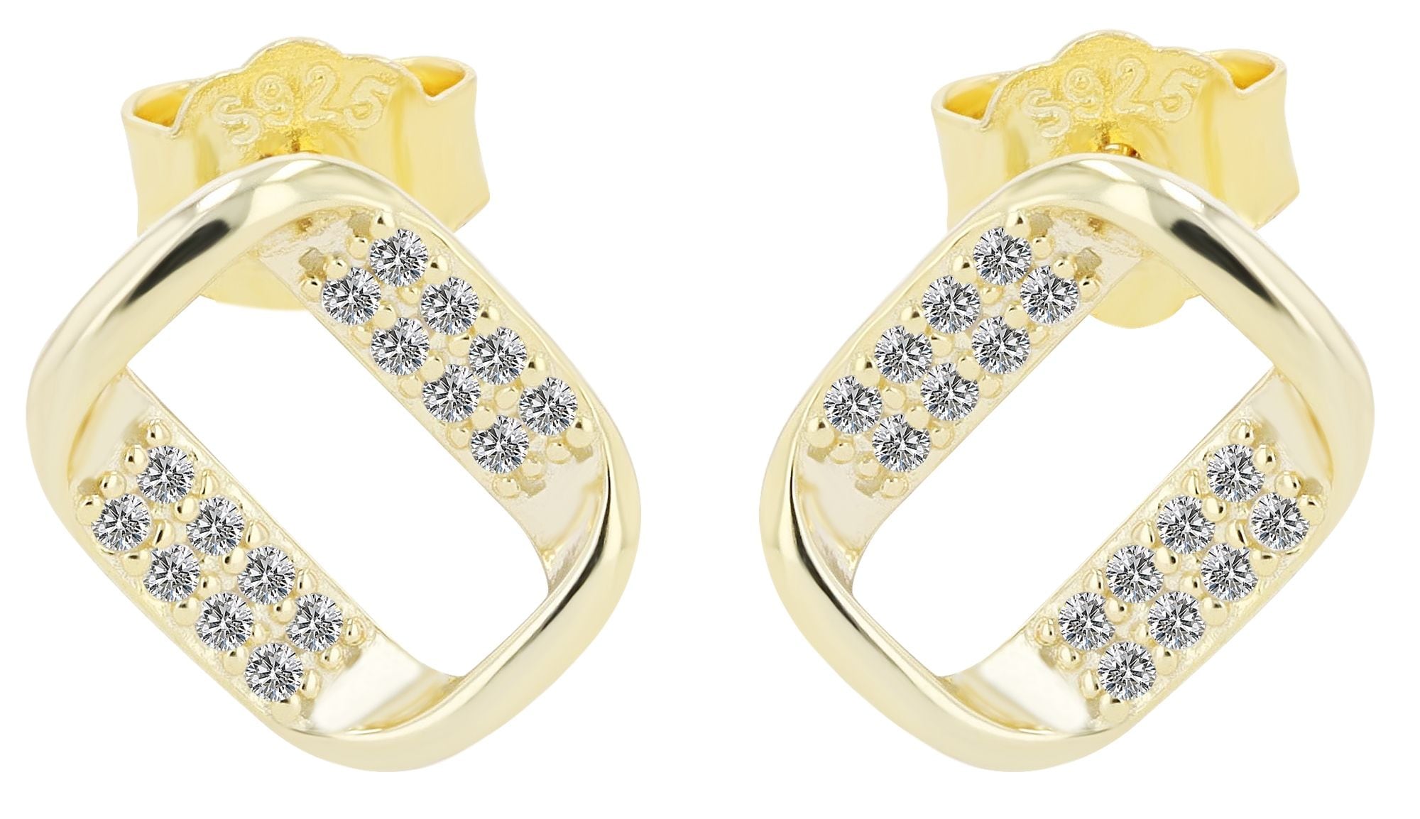 Adelia´s Paar Ohrhänger »Damen Ohrringe – Ohrstecker aus 925 Silber« Ein kleines Geschenk mit großer Wirkung