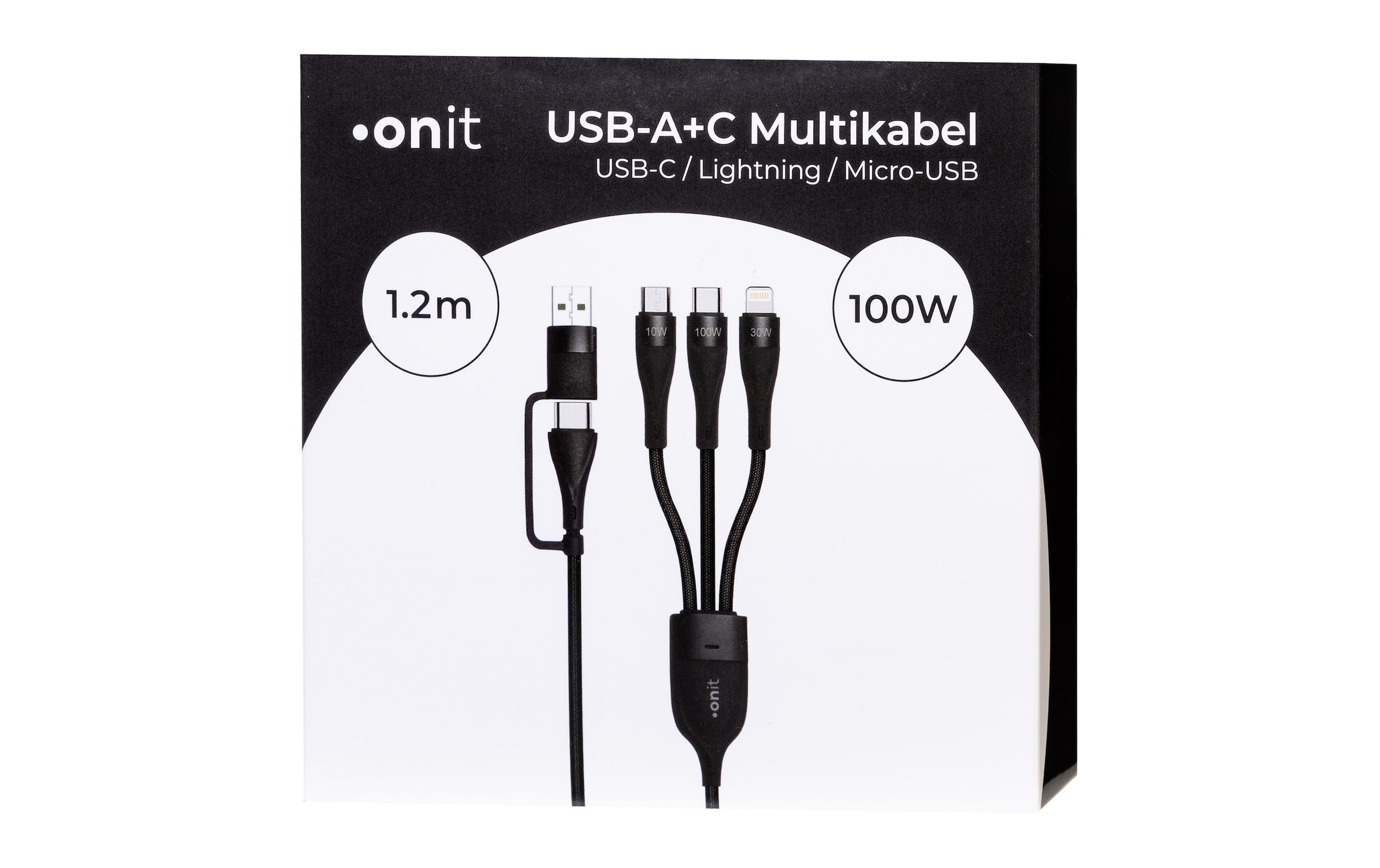 onit USB-Kabel »USB A/USB C - Li« USB Typ A | USB-C 120 cm