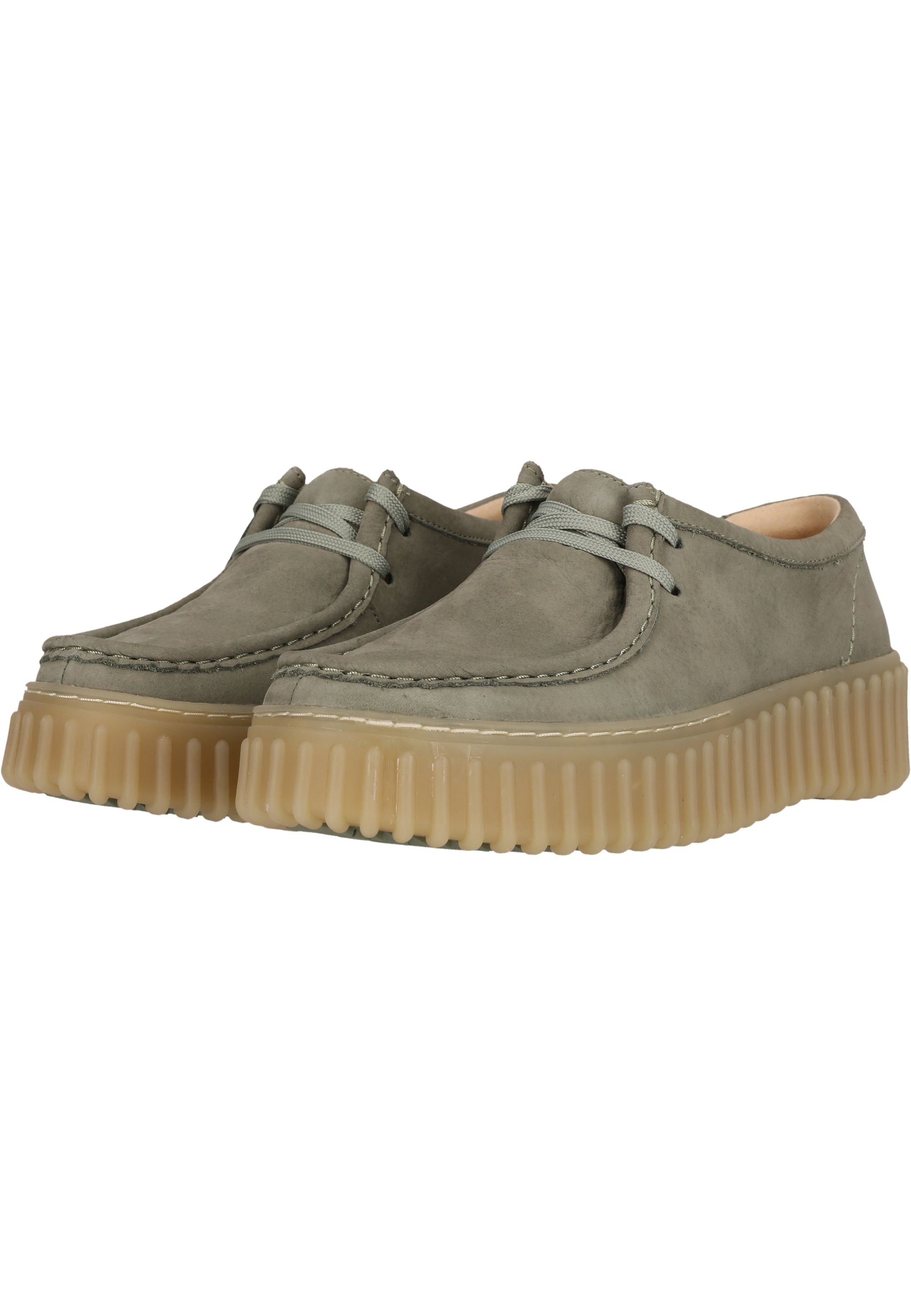 Clarks Schnürschuh »Torhill Bee«, mit kultiger gerippter Sohle
