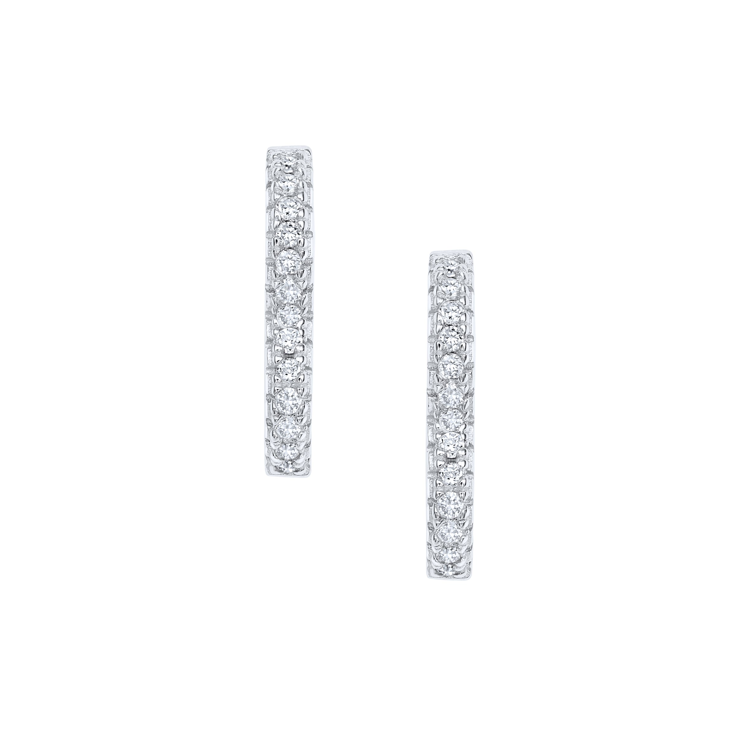 GIORGIO MARTELLO MILANO Paar Creolen »mit Lab Grown Brillanten, Silber 925«