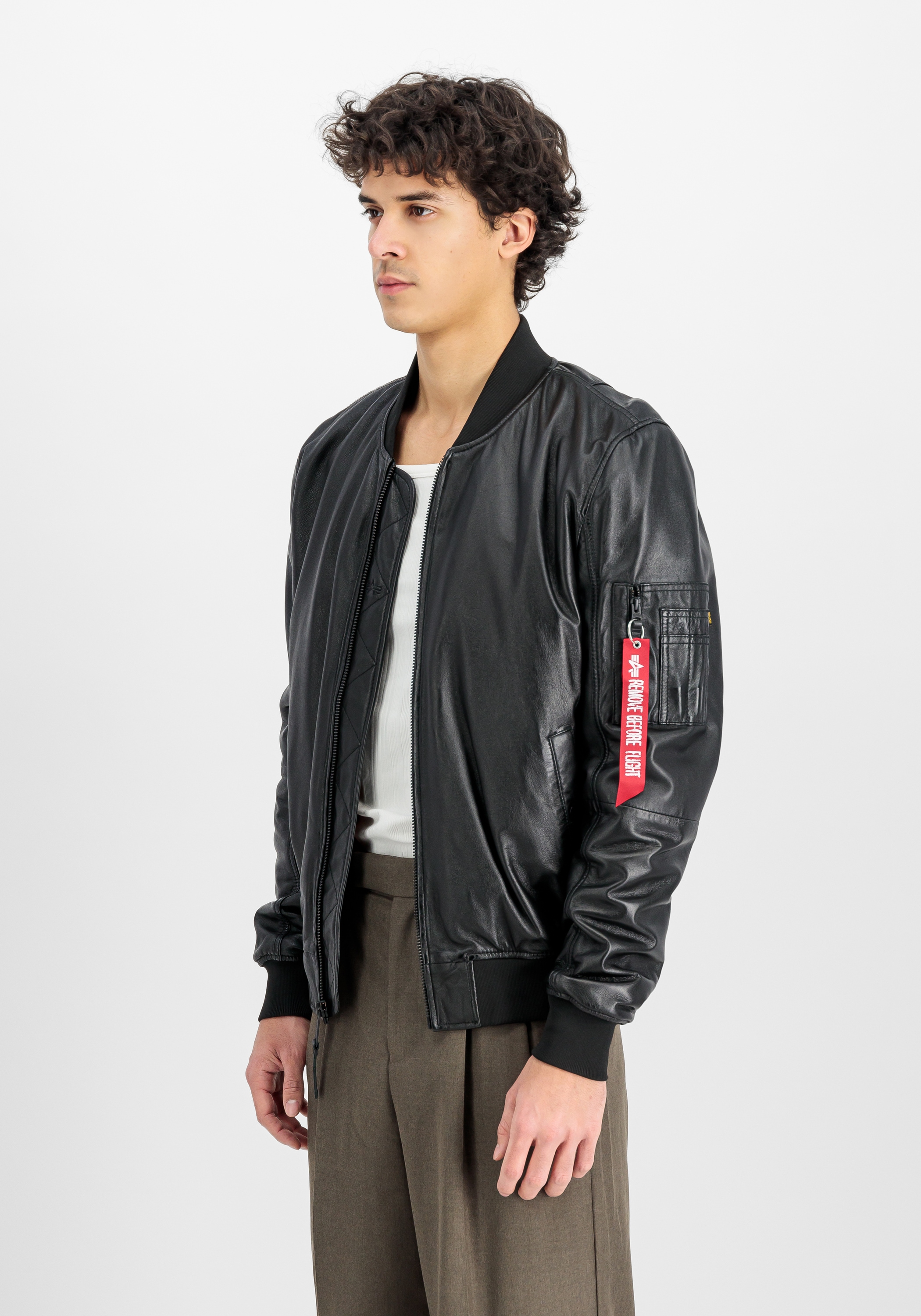 Alpha Industries Lederjacke »MA-1 Leather«