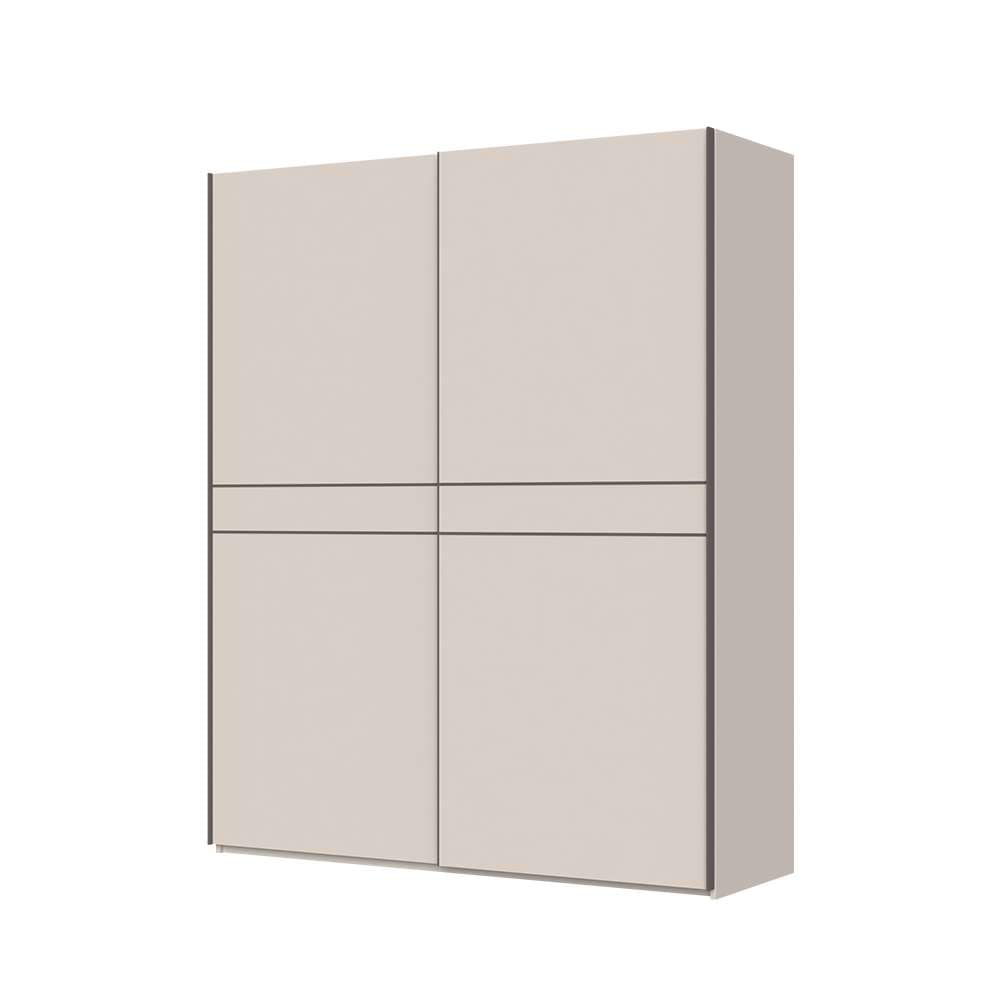 OTTO home Schwebetürenschrank "Opera Kleiderschrank, Schlafzimmerschrank, Garderobe, Schrank" UV lackiert, Soft Close Funktion, Höhenverstellbare Füße